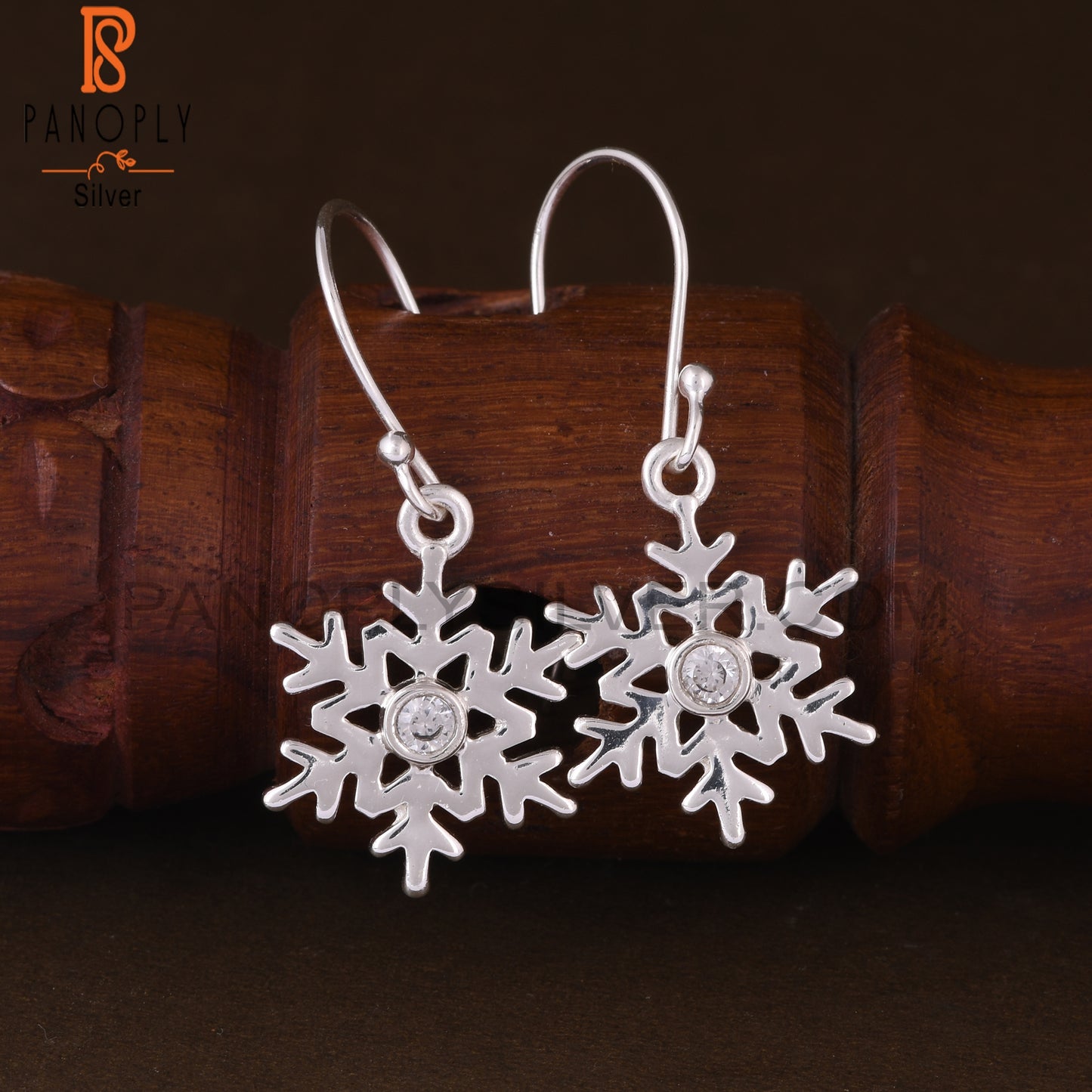 Cubic Zirconia 925 Sterling Silver Earrings