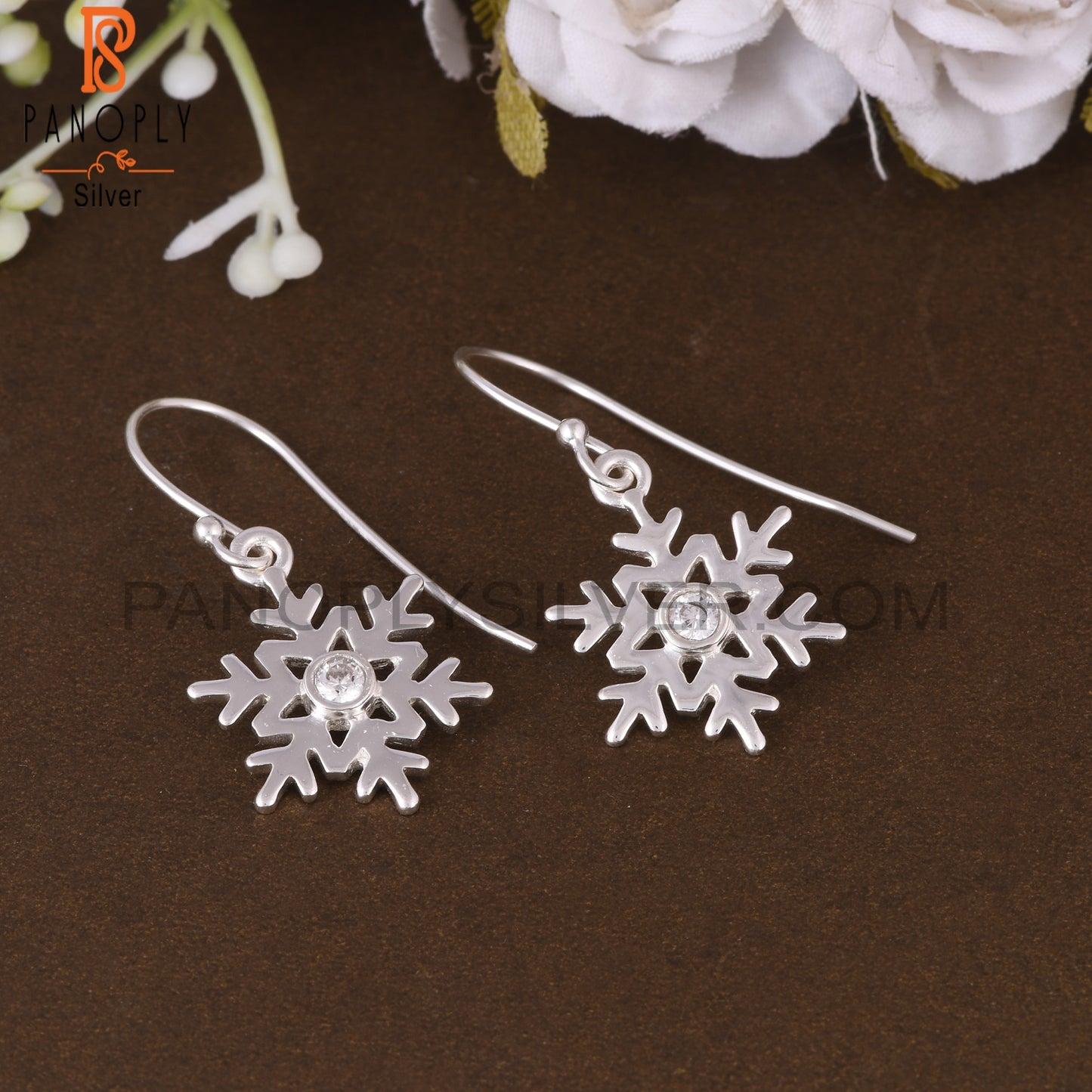 Cubic Zirconia 925 Sterling Silver Earrings