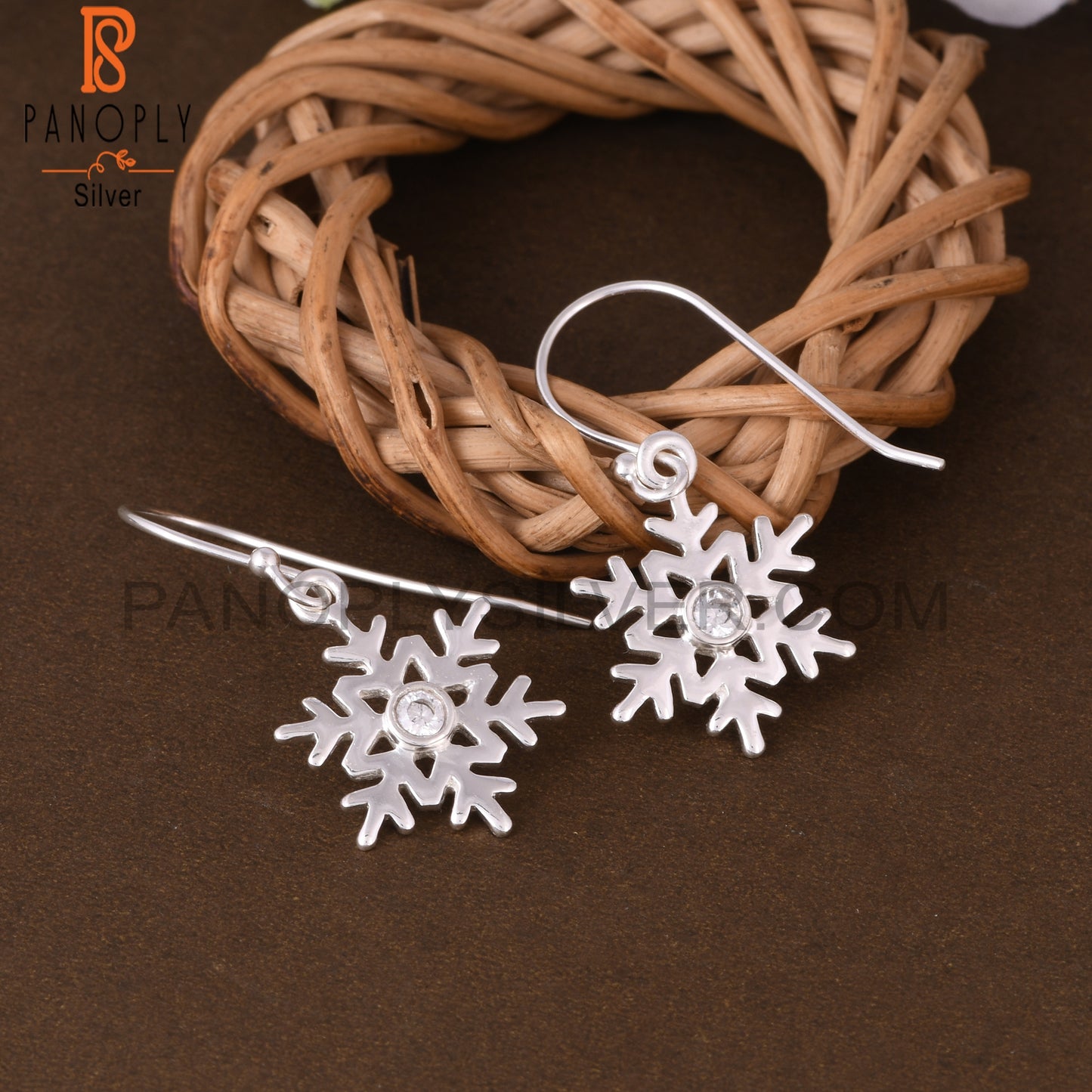 Cubic Zirconia 925 Sterling Silver Earrings
