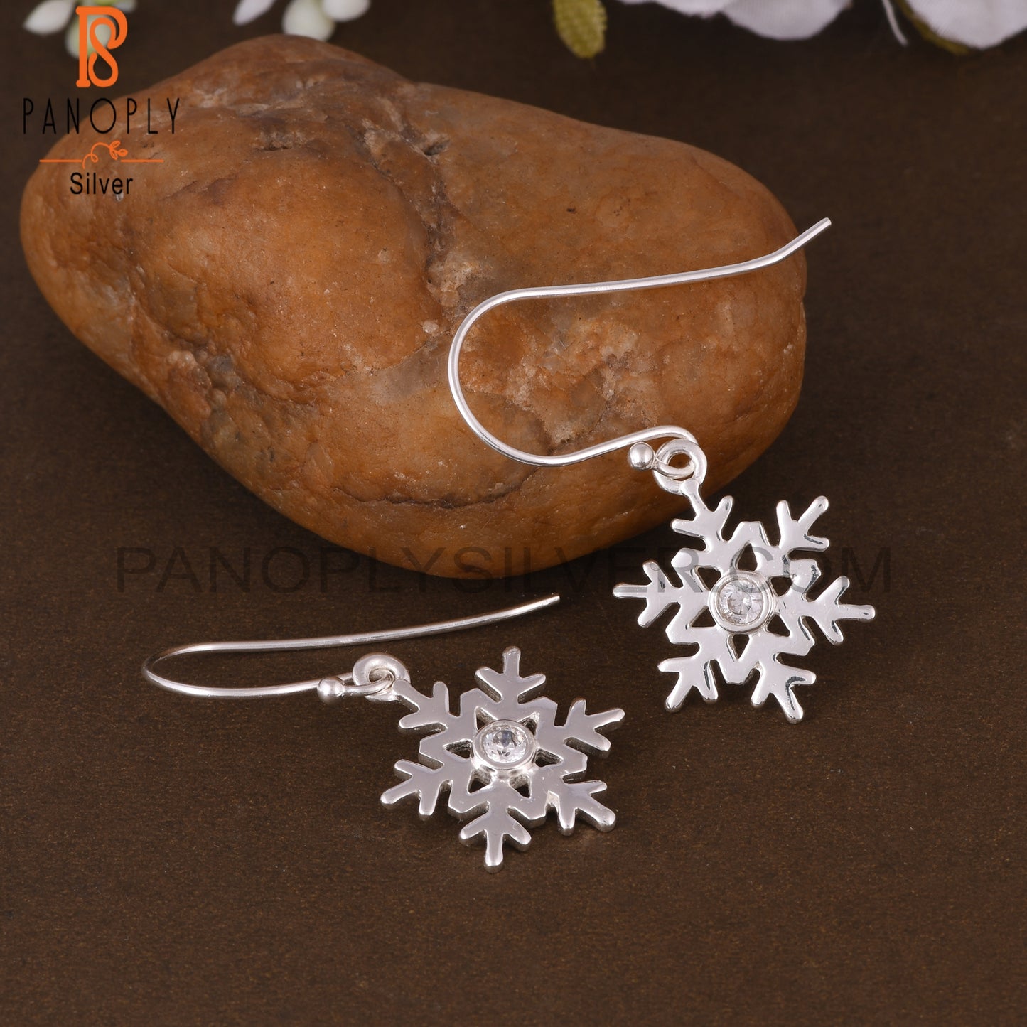Cubic Zirconia 925 Sterling Silver Earrings