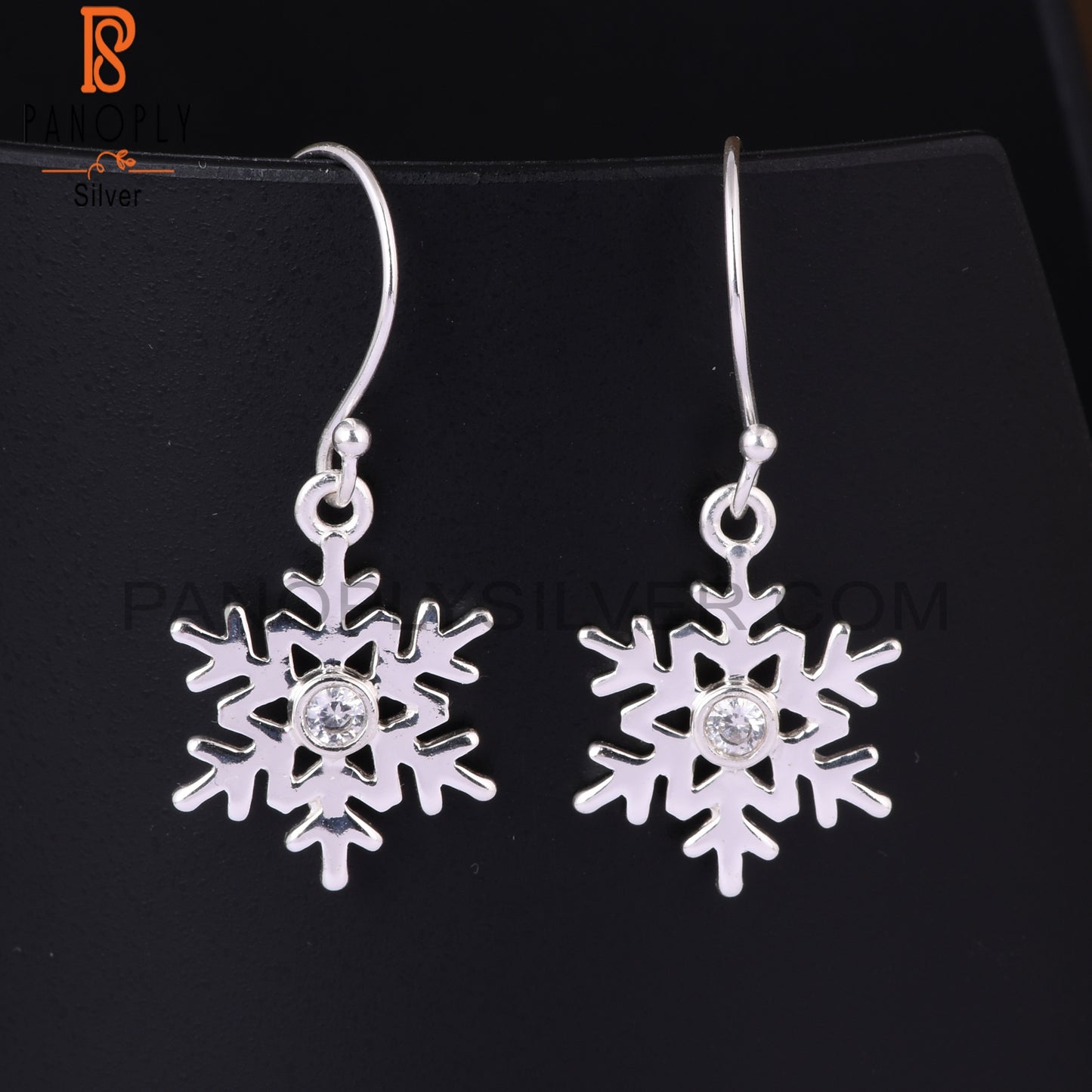Cubic Zirconia 925 Sterling Silver Earrings