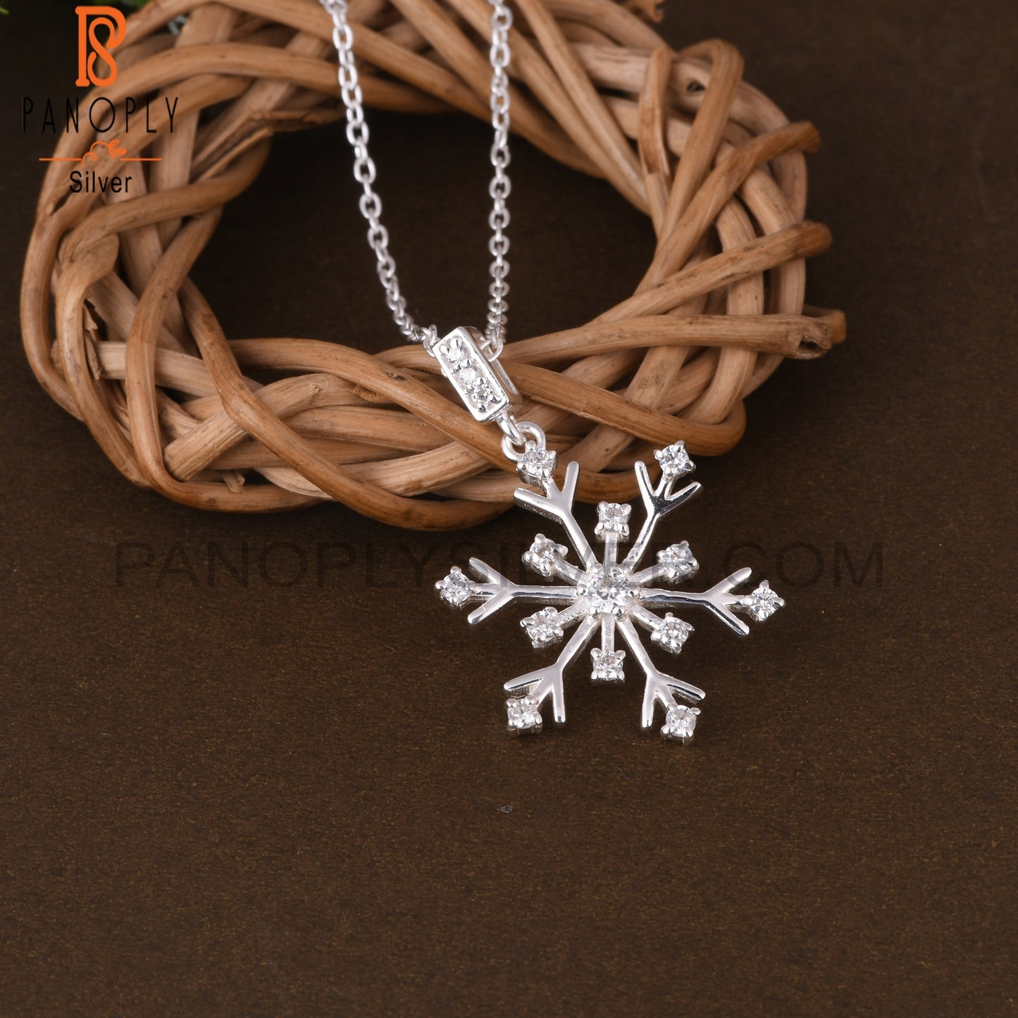 Cubic Zirconia 925 Sterling Silver Pendant