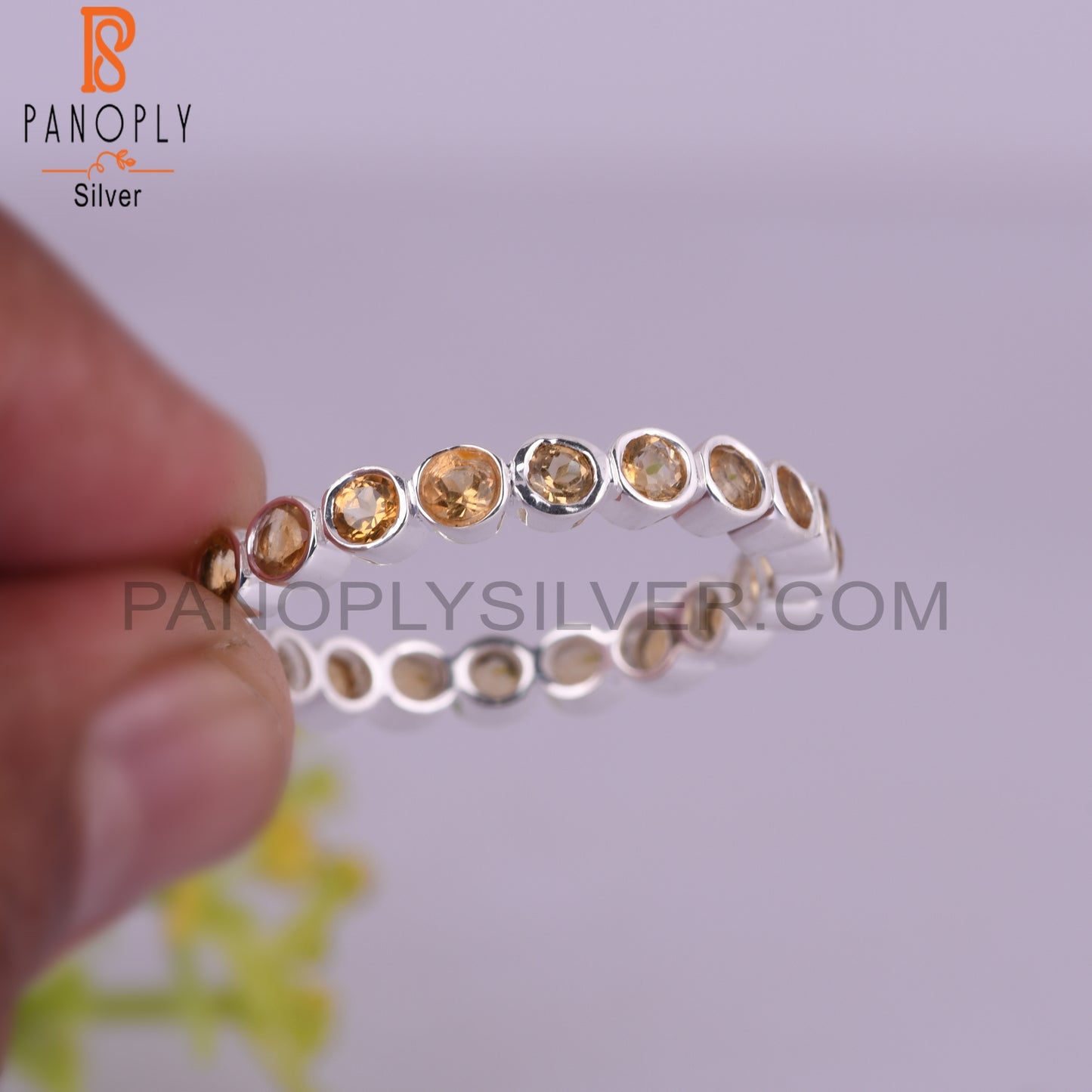 Citrine 925 Sterling Silver Pretty Rare Ring