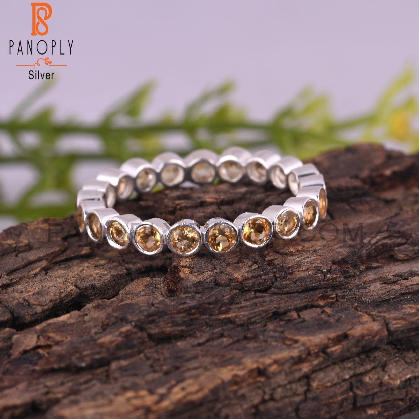 Citrine 925 Sterling Silver Pretty Rare Ring