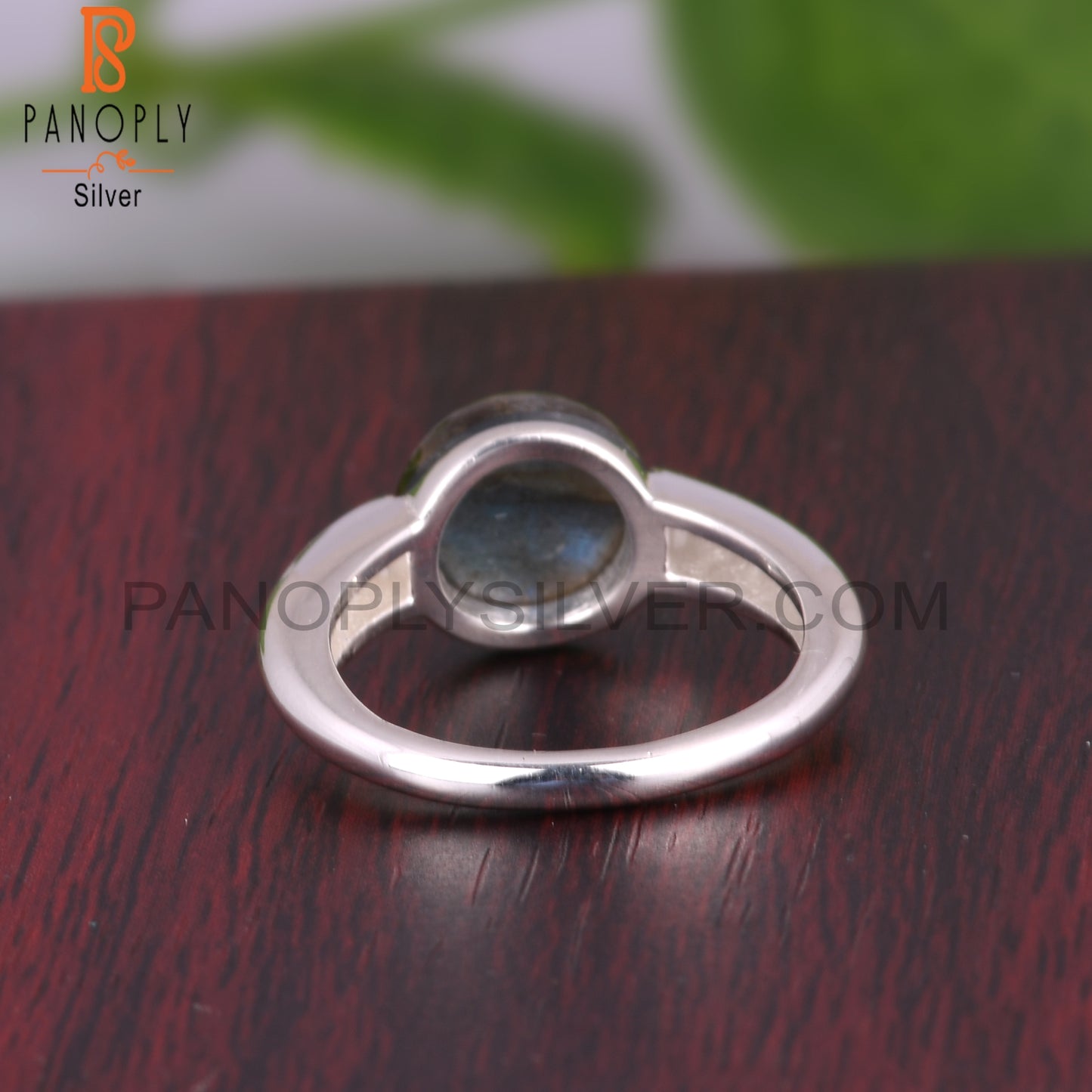 Labradorite Round 925 Silver Ring For Christmas Gift