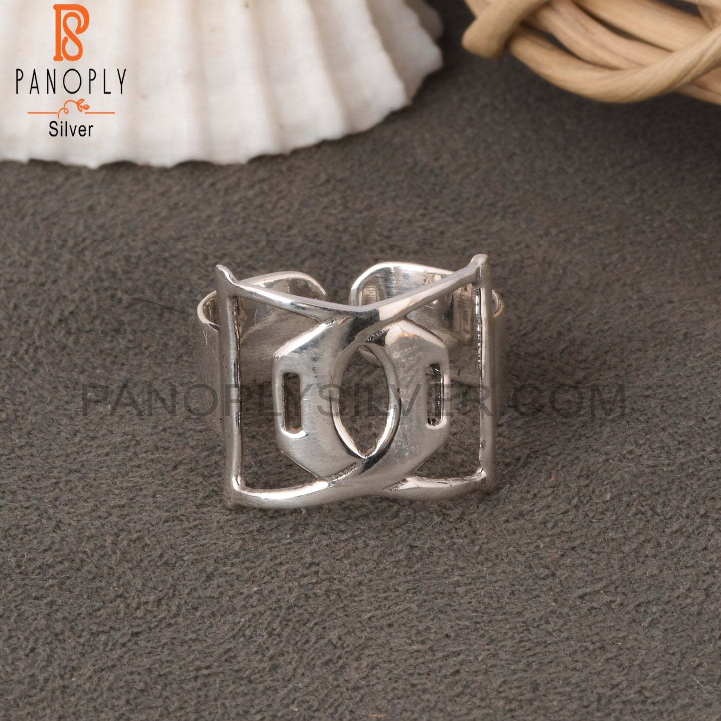 Double Band 925 Sterling Silver Adjustable Jwelry For Women