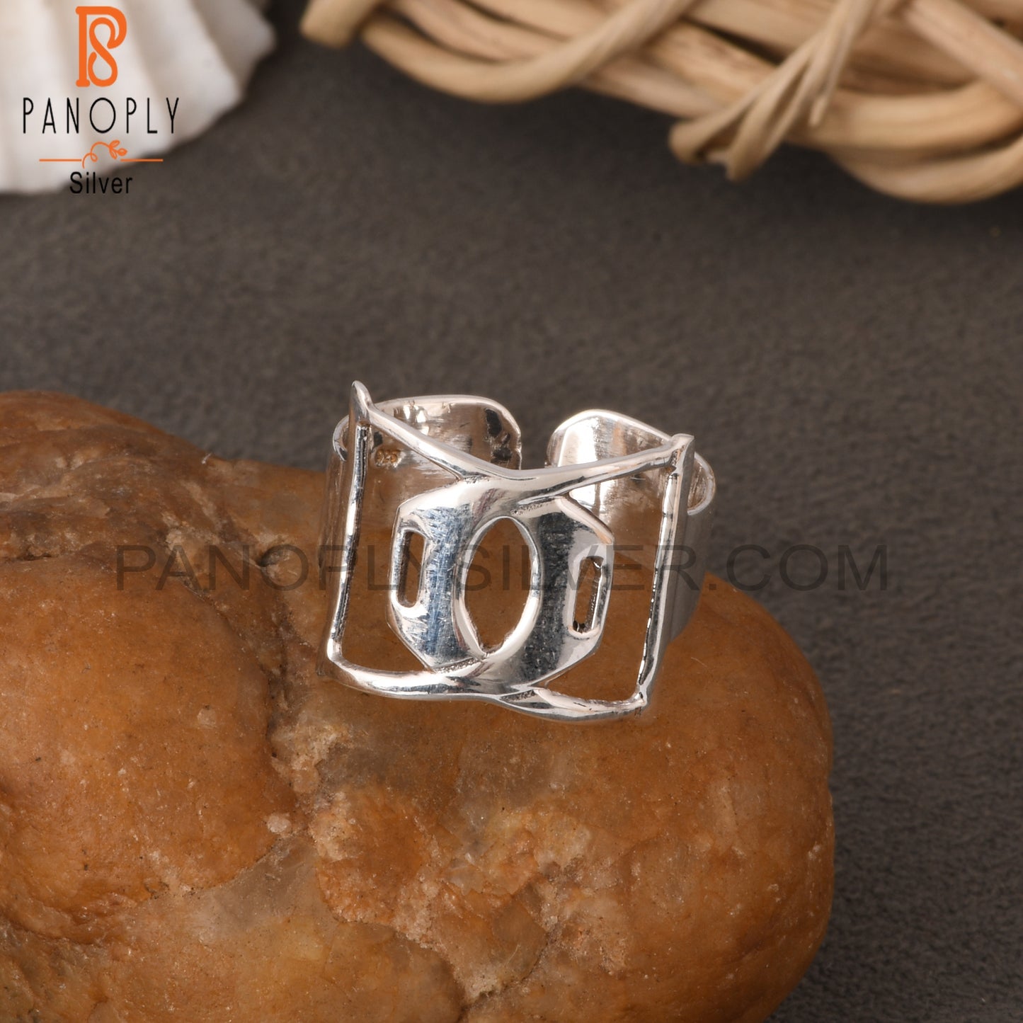 Double Band 925 Sterling Silver Adjustable Jwelry For Women
