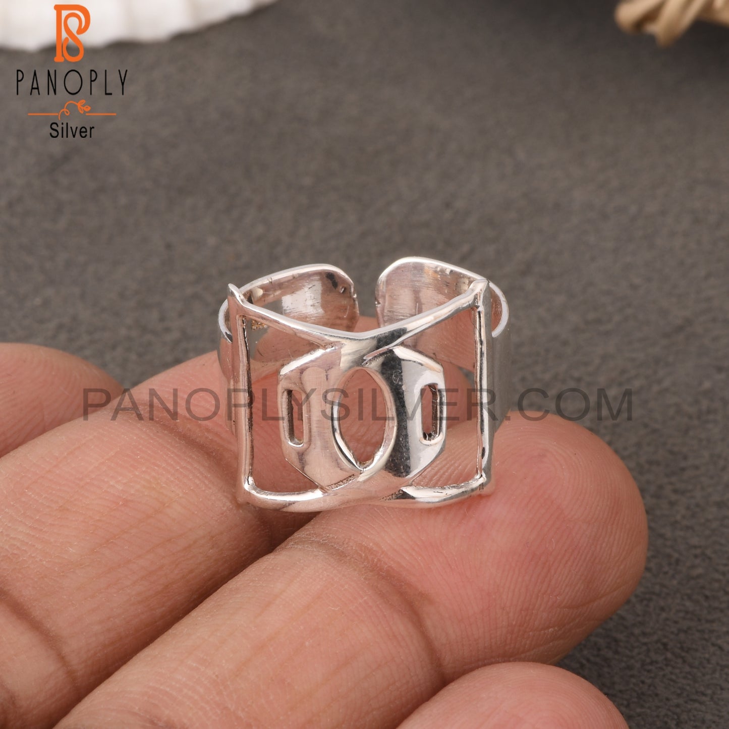 Double Band 925 Sterling Silver Adjustable Jwelry For Women