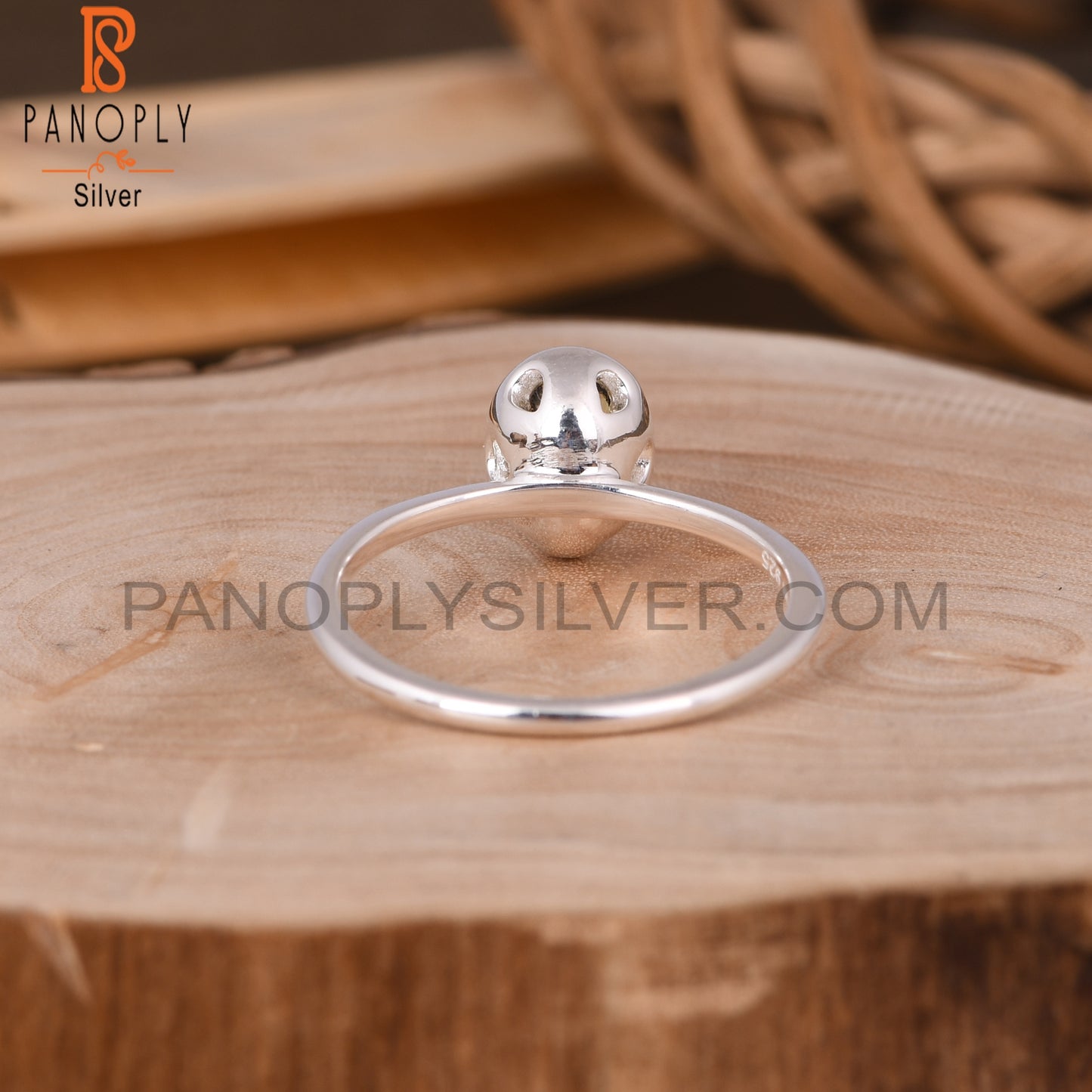 Lemon Topaz Oval 925 Sterling Silver Ring