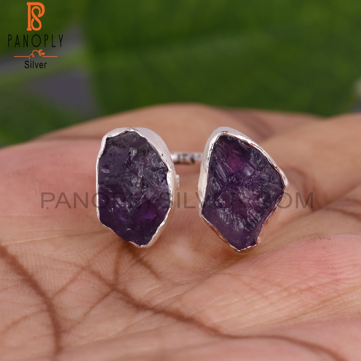 Amethyst 925 Sterling Silver Birthday Ring