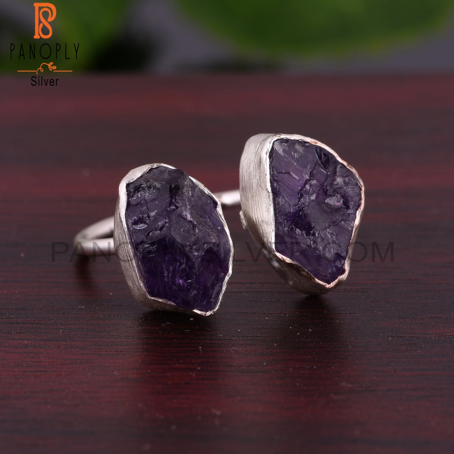 Amethyst 925 Sterling Silver Birthday Ring