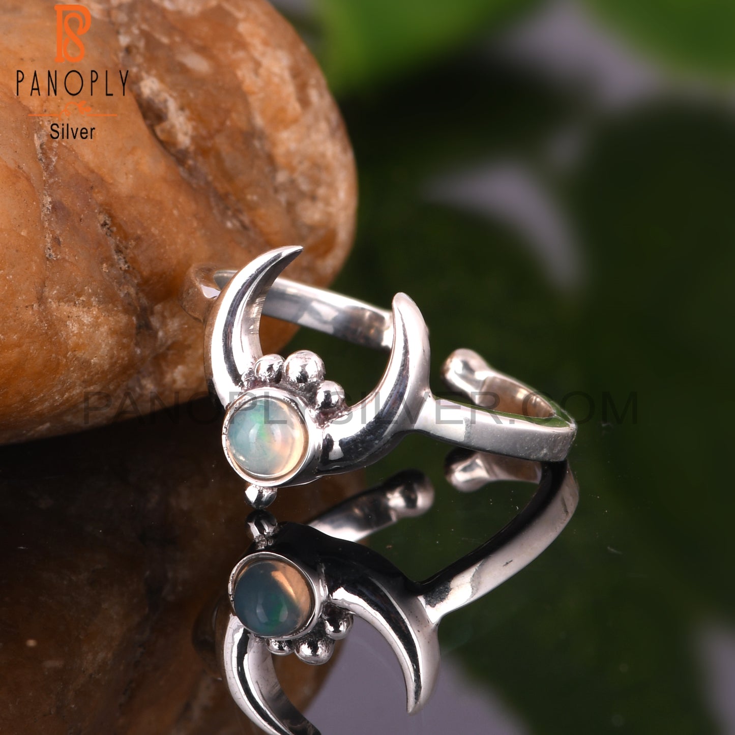 Ethiopian Opal 925 Sterling Silver Stylish Designer Ring