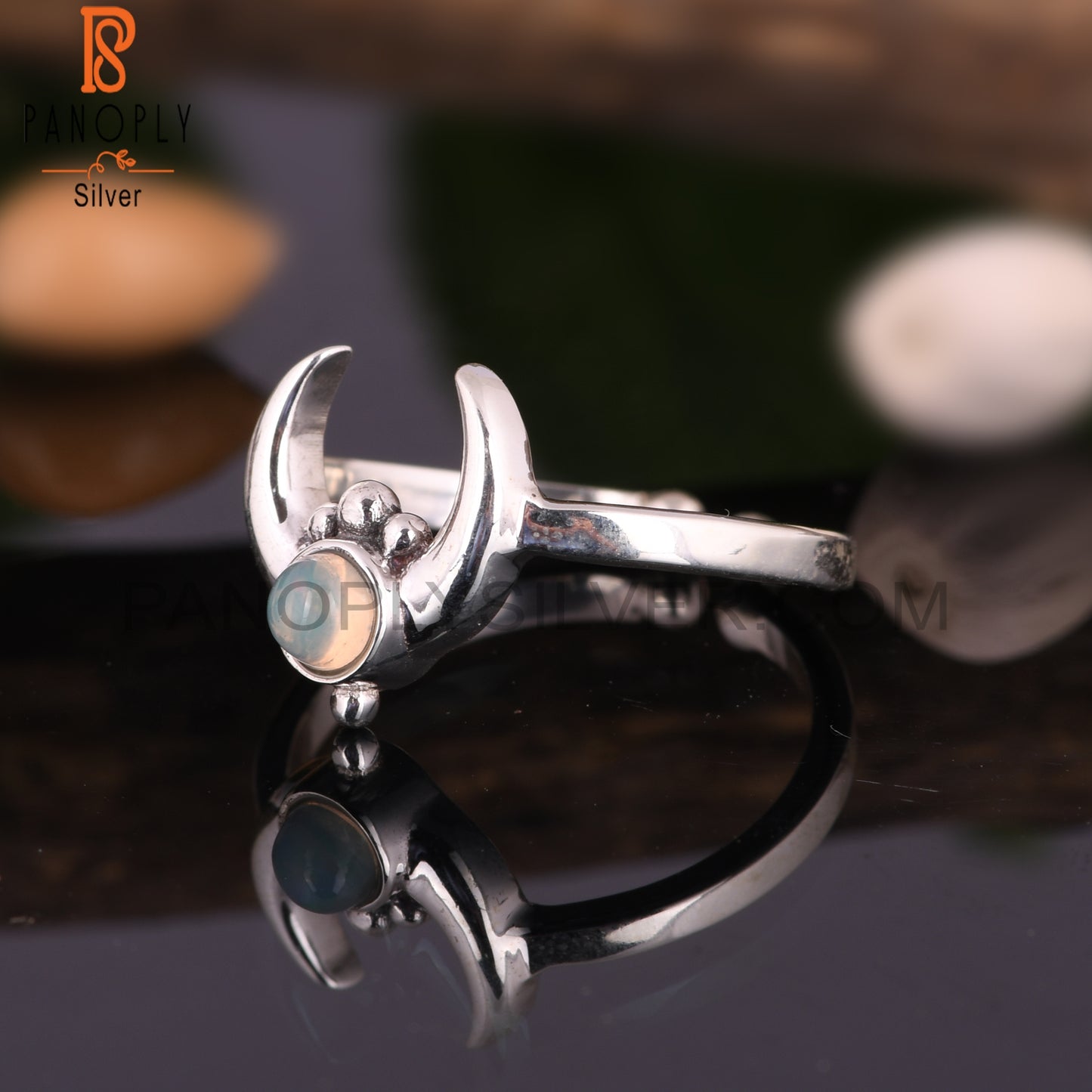 Ethiopian Opal 925 Sterling Silver Stylish Designer Ring