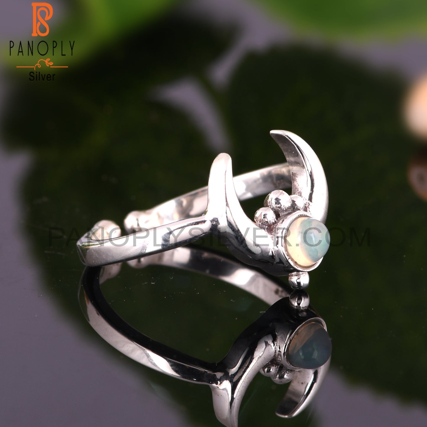 Ethiopian Opal 925 Sterling Silver Stylish Designer Ring