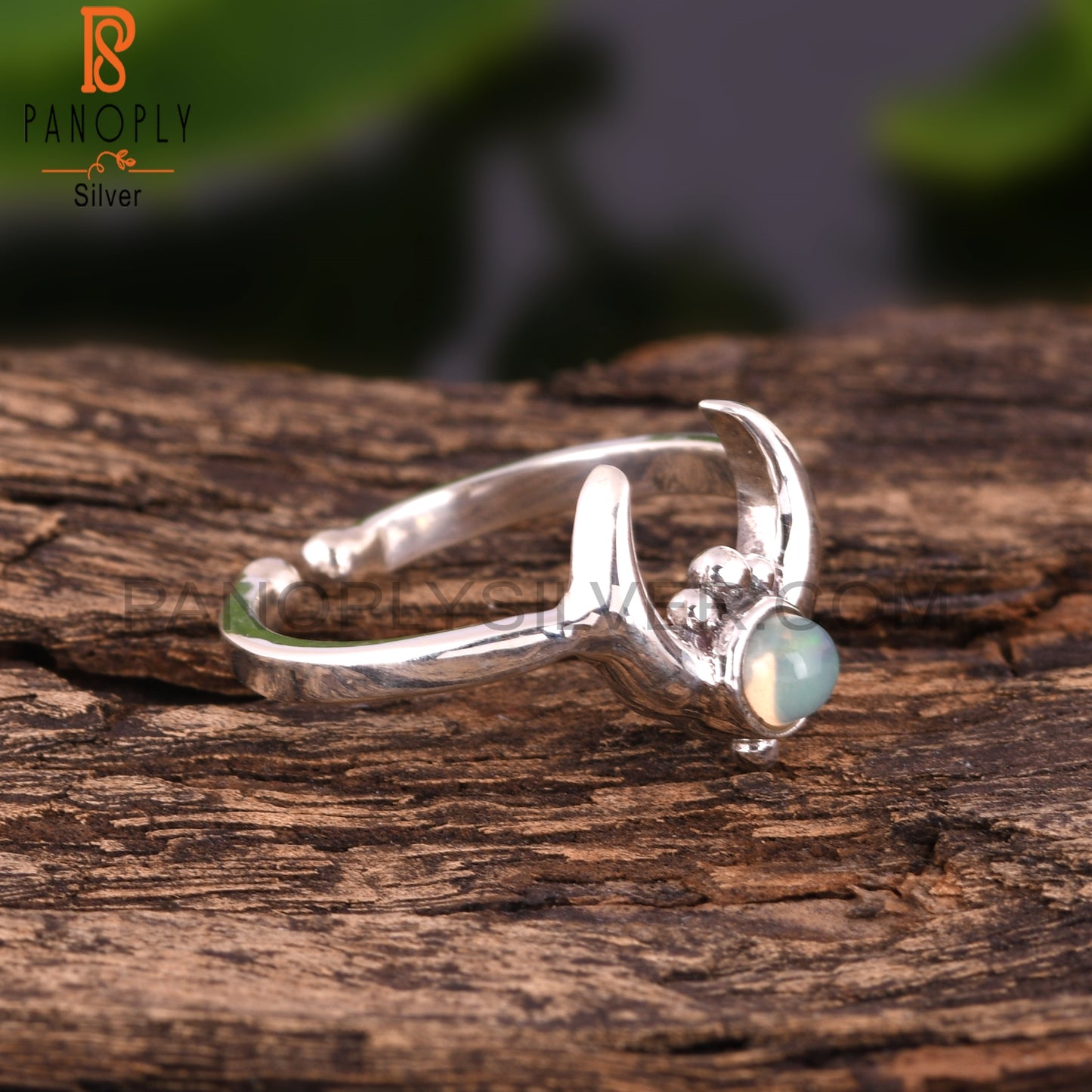 Ethiopian Opal 925 Sterling Silver Stylish Designer Ring