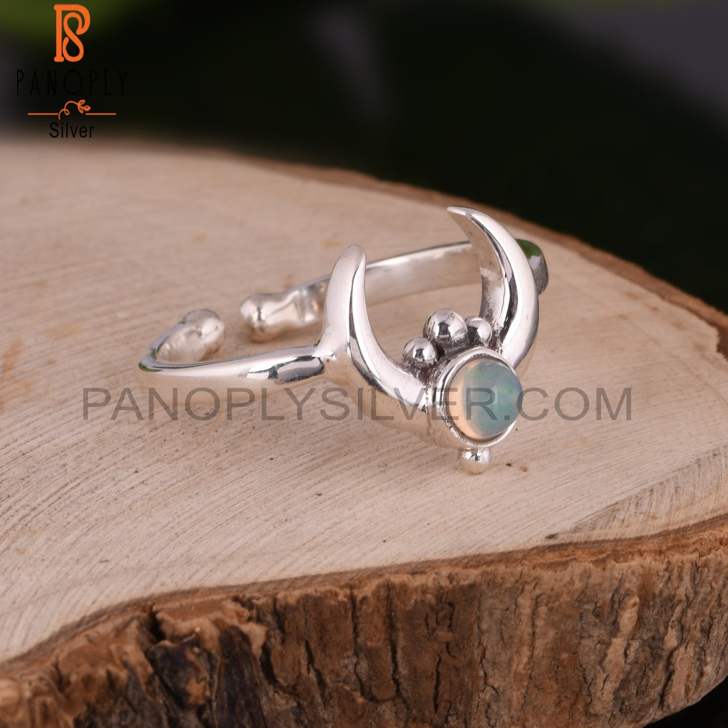 Ethiopian Opal 925 Sterling Silver Stylish Designer Ring