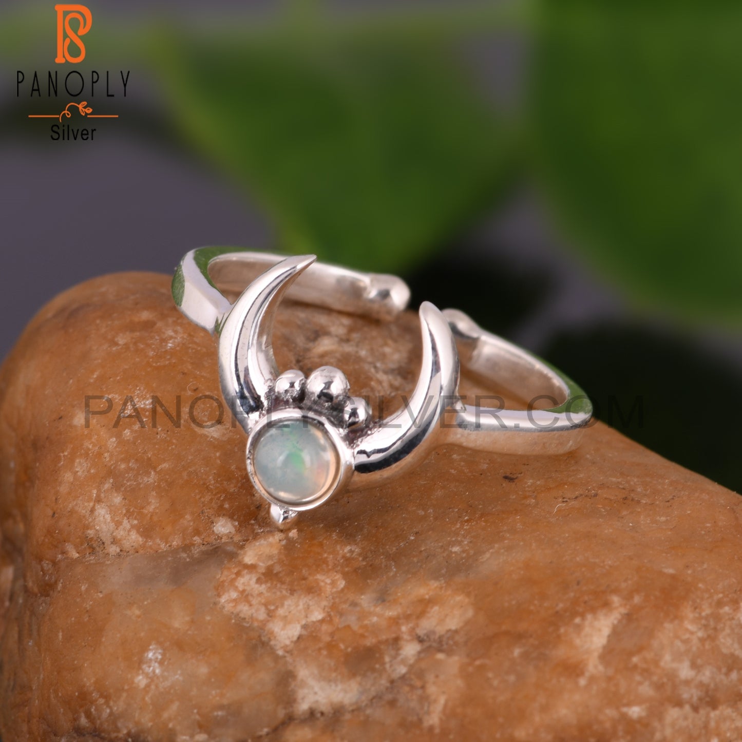 Ethiopian Opal 925 Sterling Silver Stylish Designer Ring