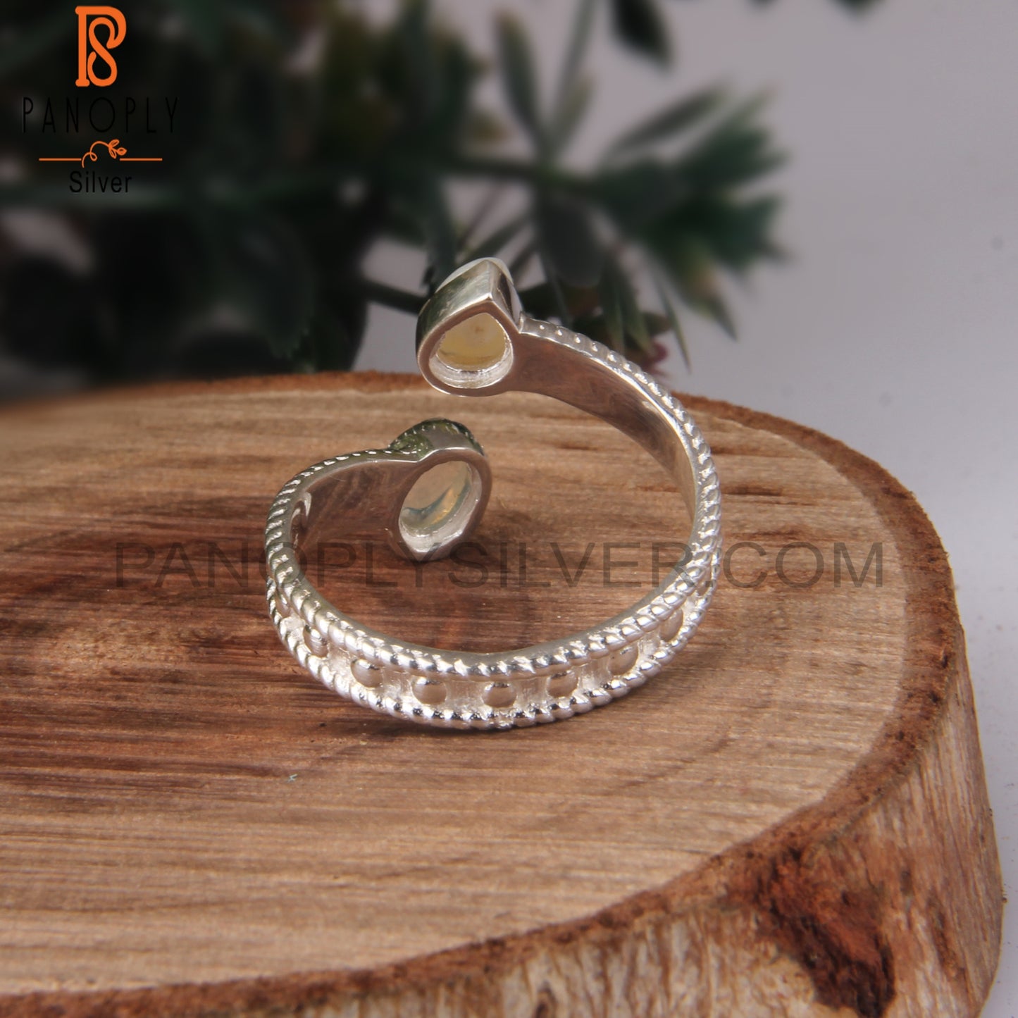 Ethiopian Opal & Pearl 925 Sterling Silver Ring