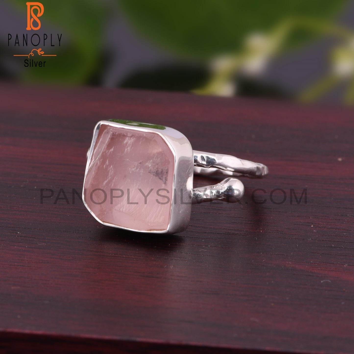 Rose Quartz Women’s 925 Sterling Silver Ring