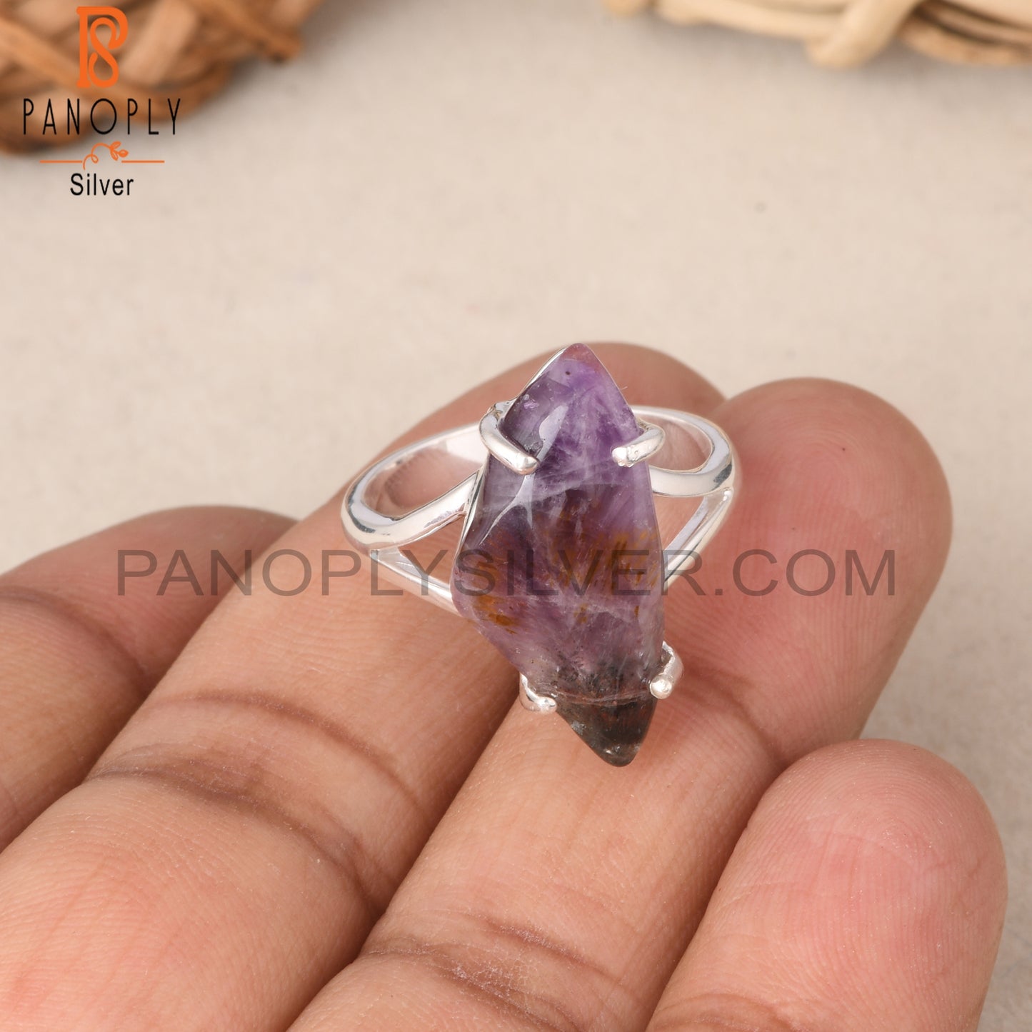 Super Seven 925 Sterling Silver Ring