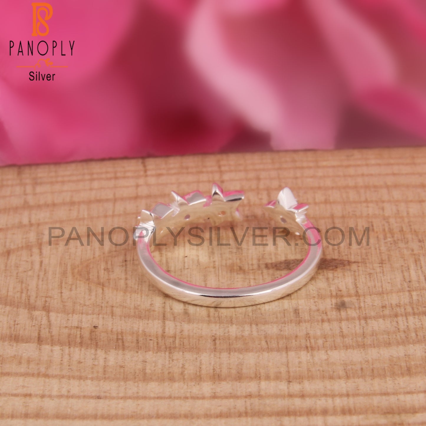 Amethyst & Citrine 925 Sterling Silver Ring