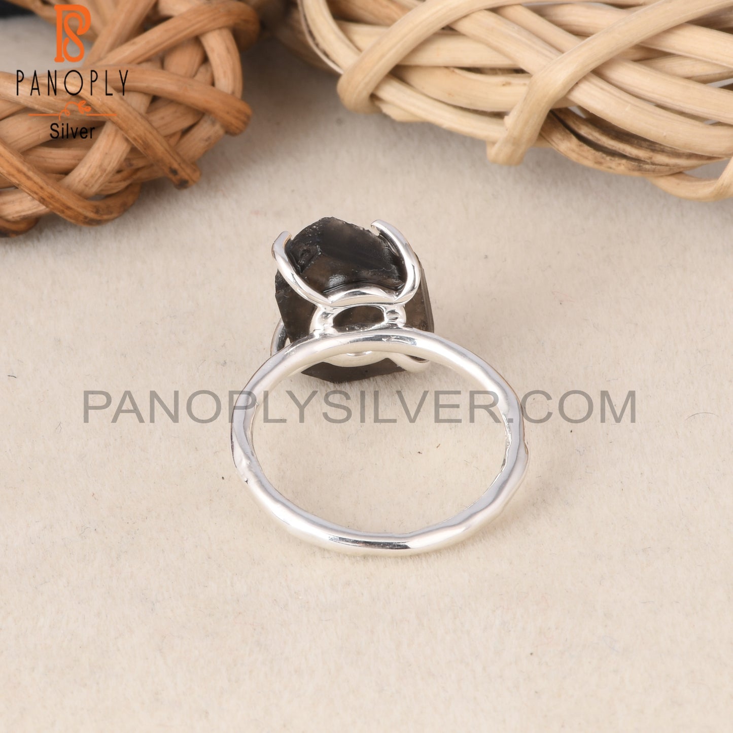 Colombianite Rough 925 Sterling Silver Ring