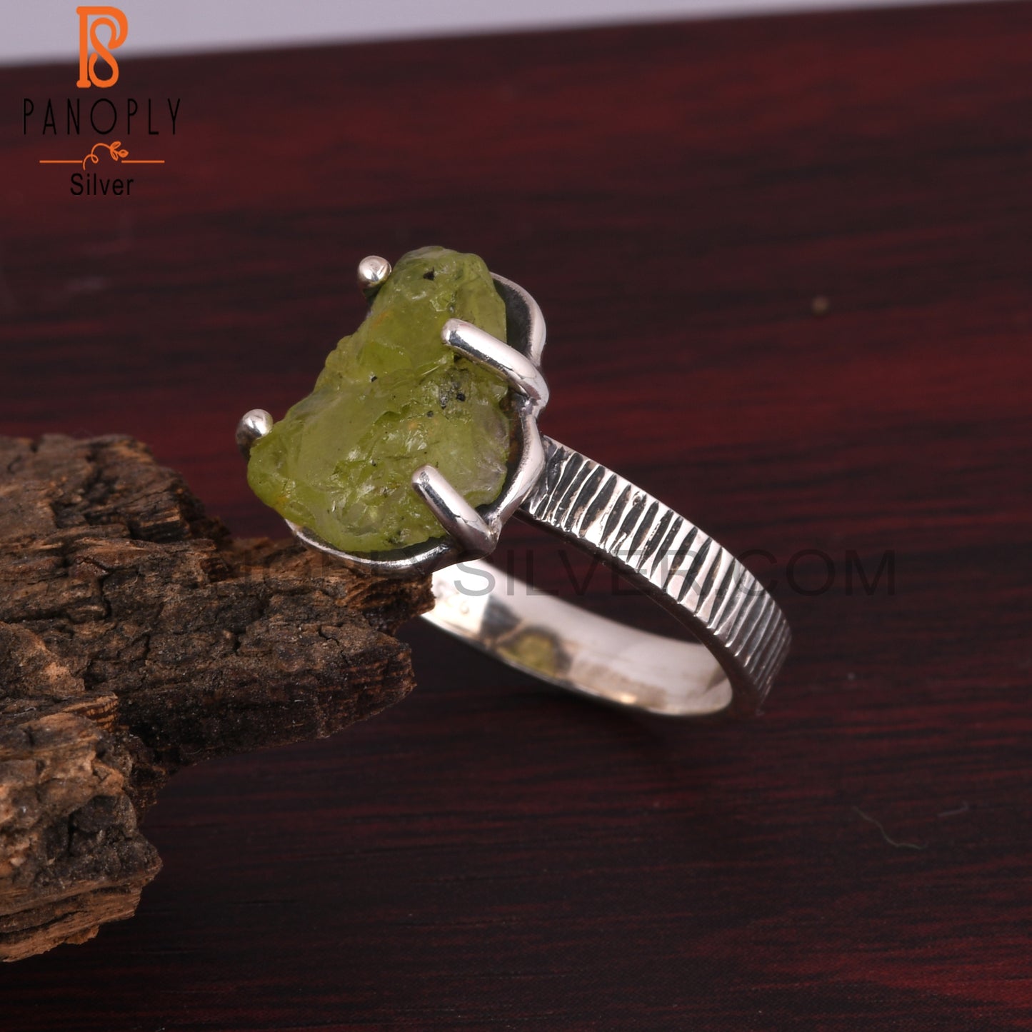 Peridot 925 Sterling Silver Handmade New Ring