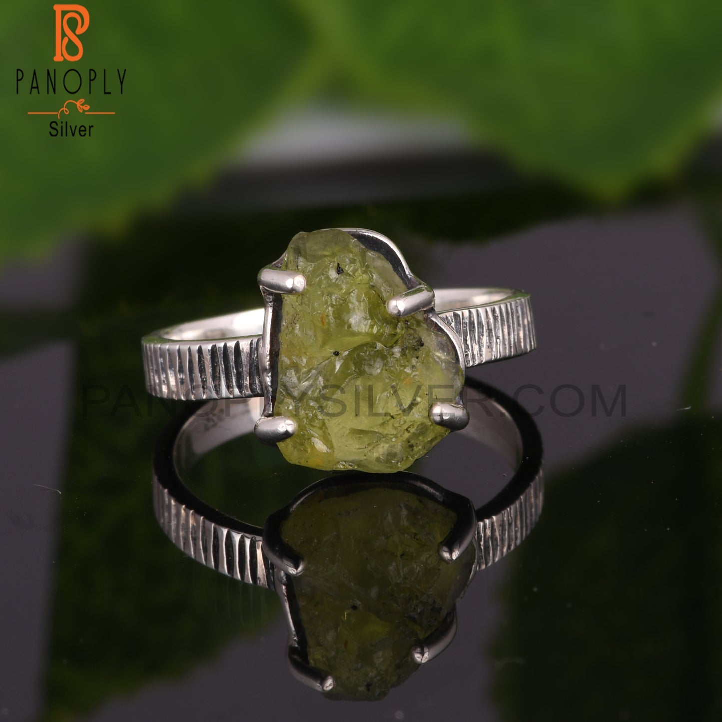 Peridot 925 Sterling Silver Handmade New Ring