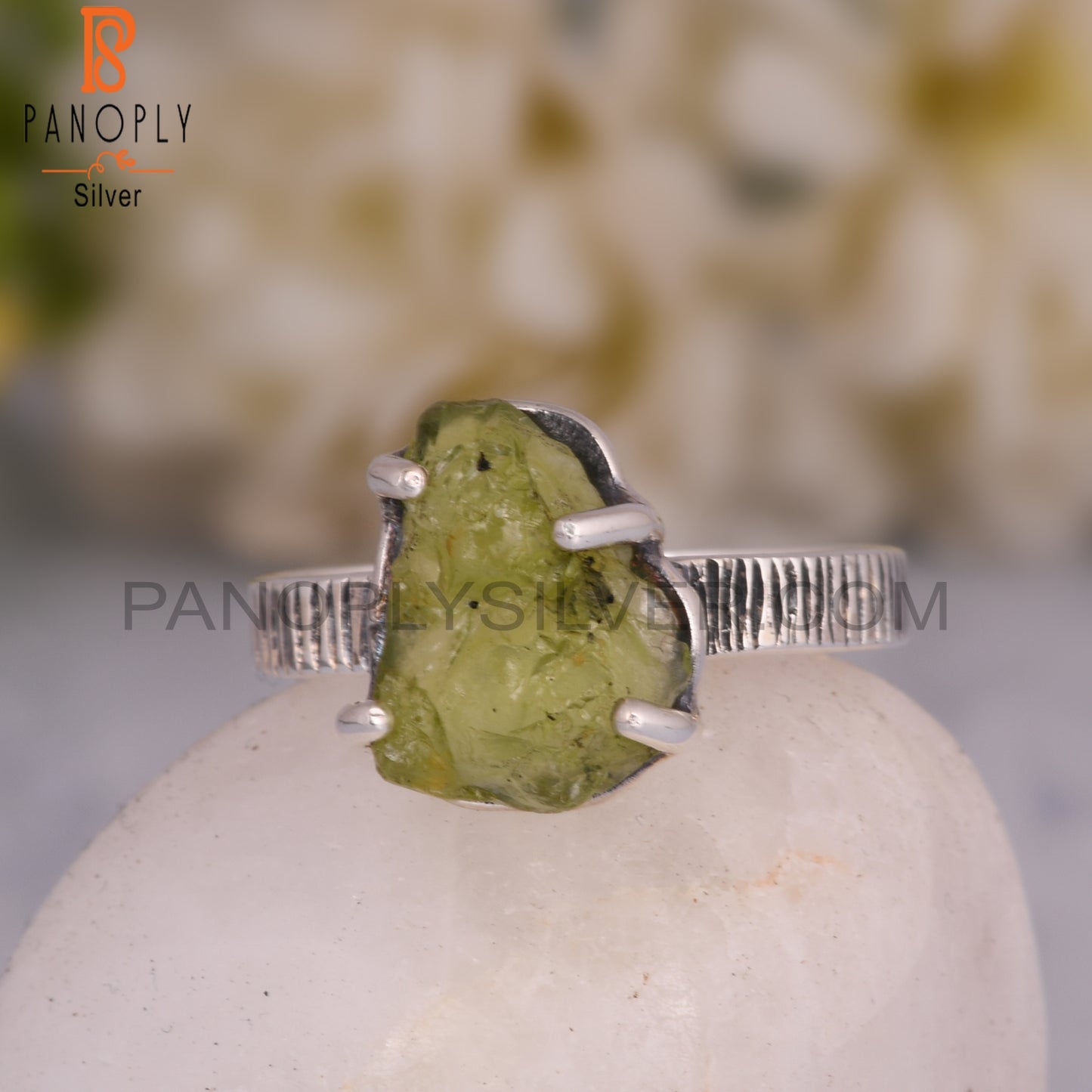 Peridot 925 Sterling Silver Handmade New Ring