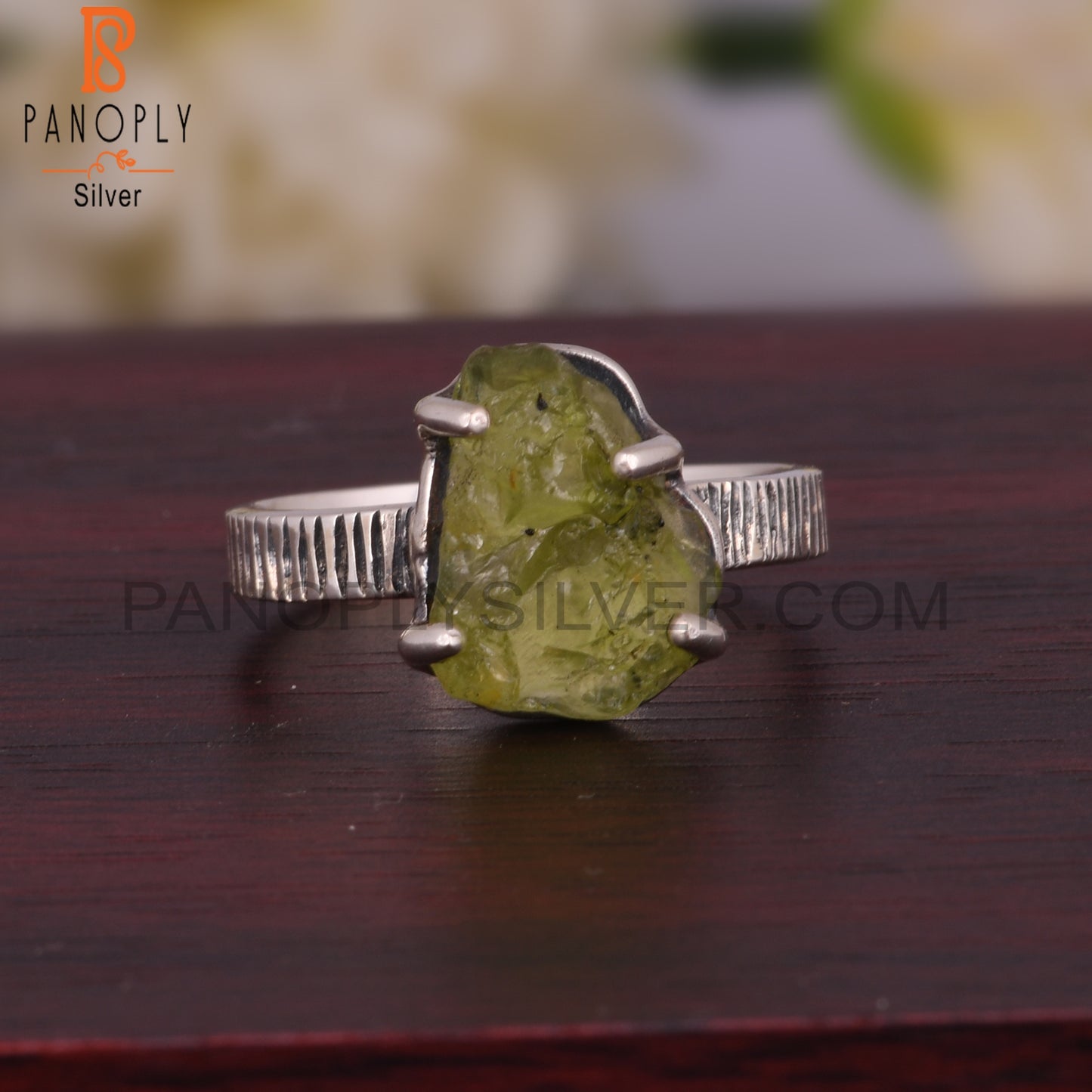 Peridot 925 Sterling Silver Handmade New Ring