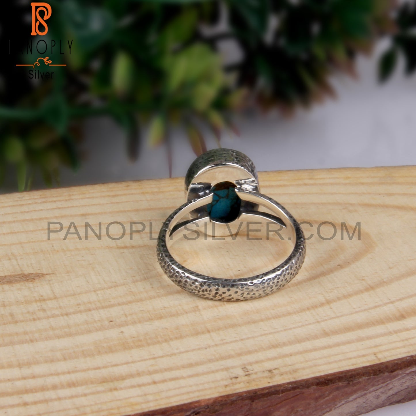 Mojave Turquoise Oval Shape 925 Silver Ring For Engagement