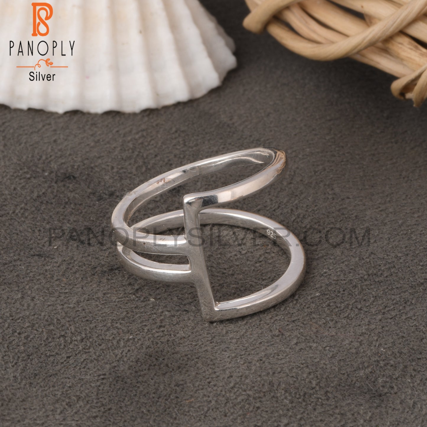 Abstract 925 Sterling Silver Ring