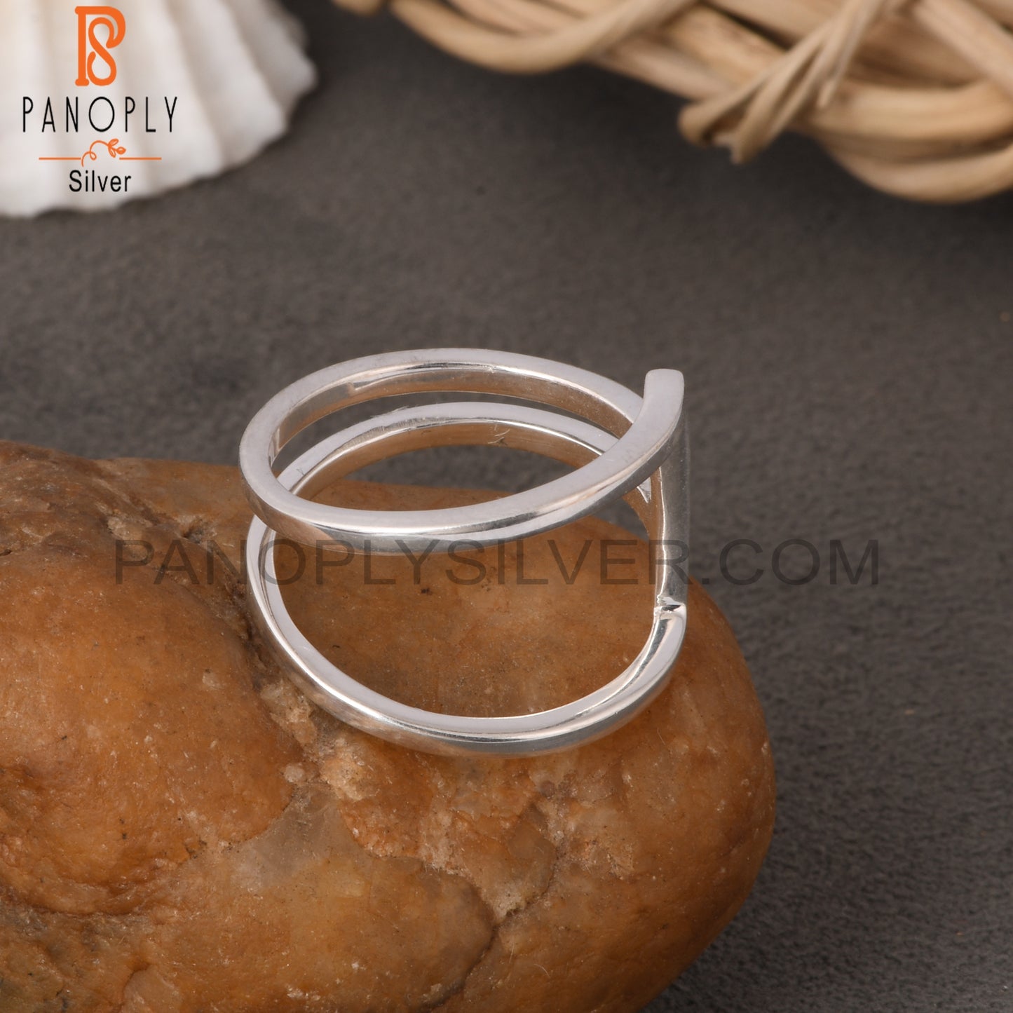 Abstract 925 Sterling Silver Ring