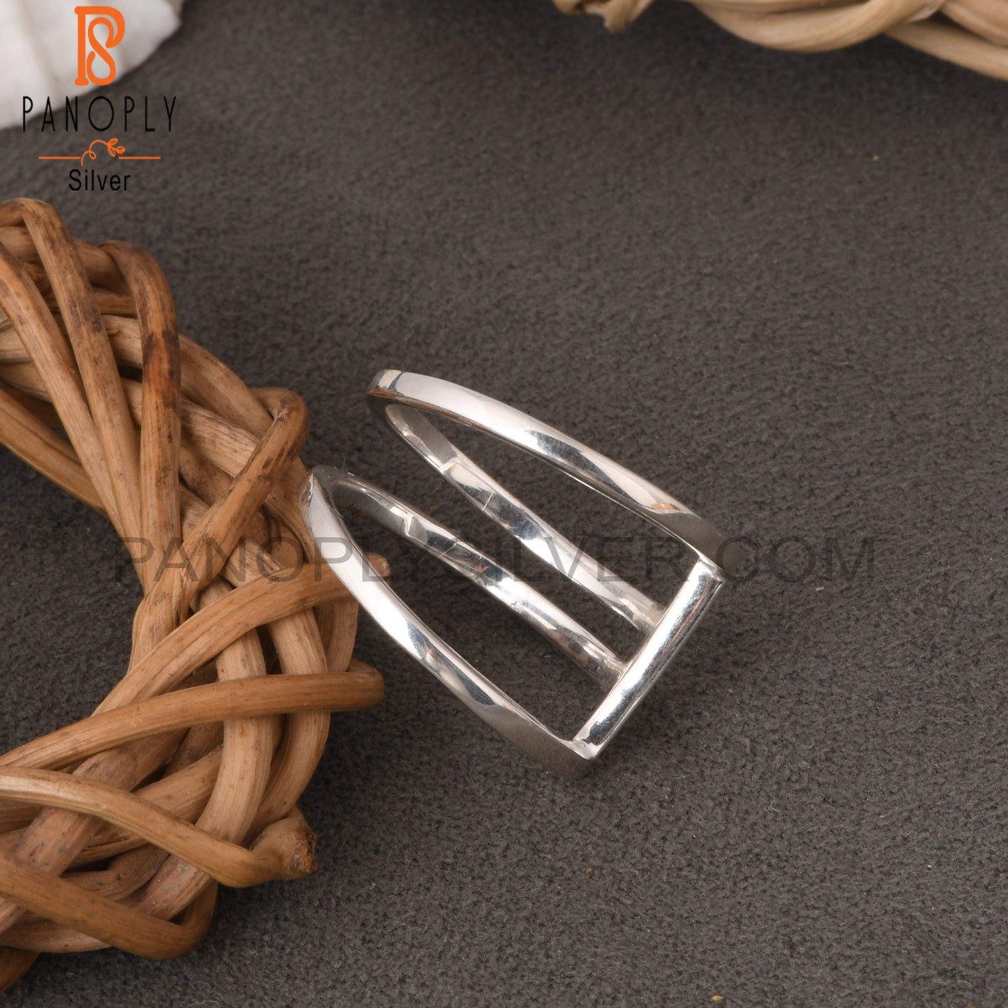 Abstract 925 Sterling Silver Ring