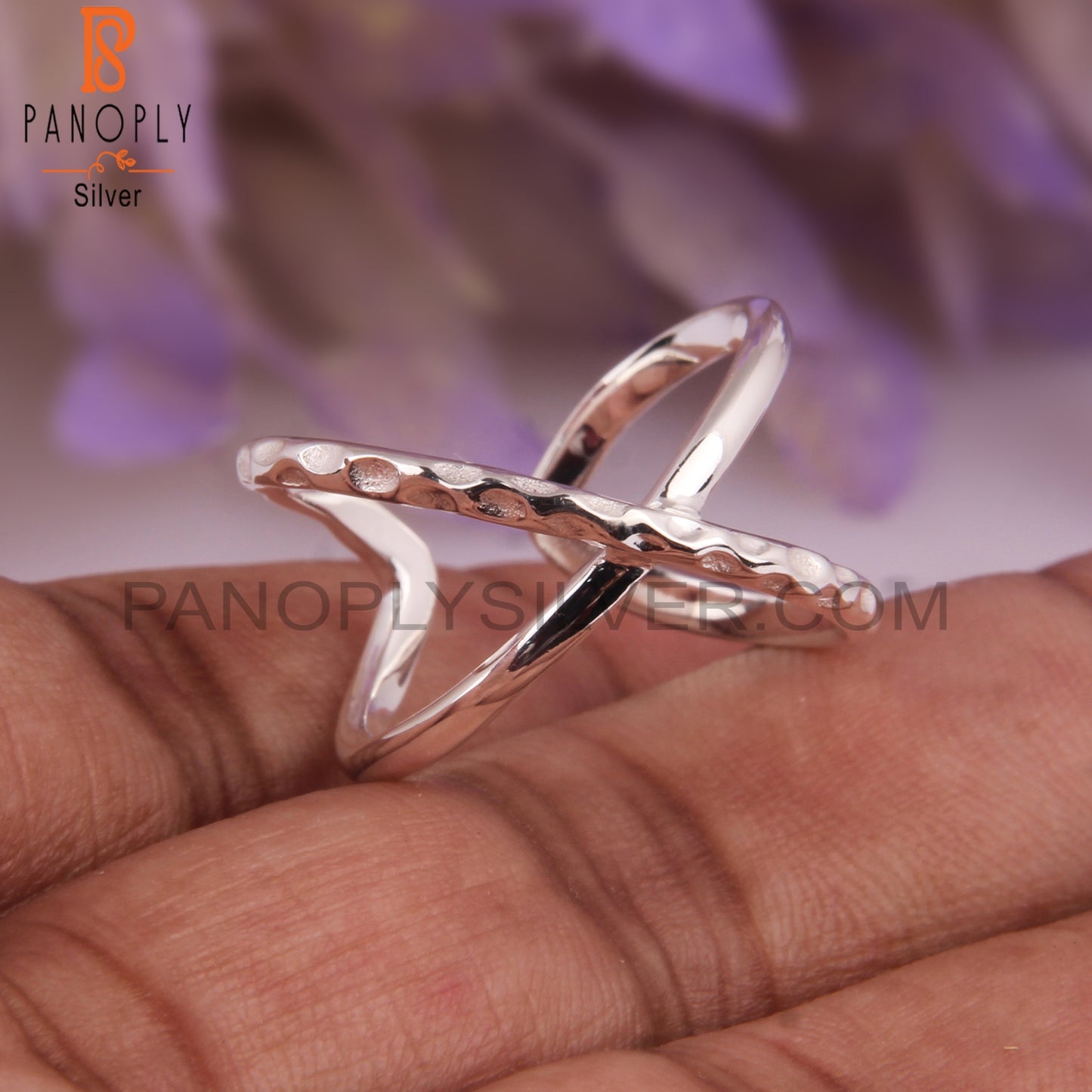 Handmade 925 Sterling Silver Twist Adjustable Ring