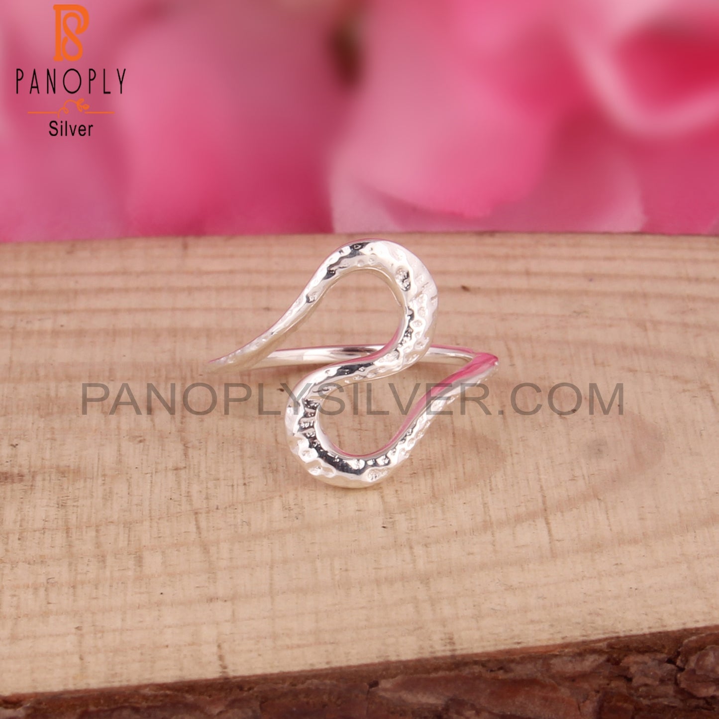 Handmade 925 Sterling Silver Abstract Design Quirky Ring