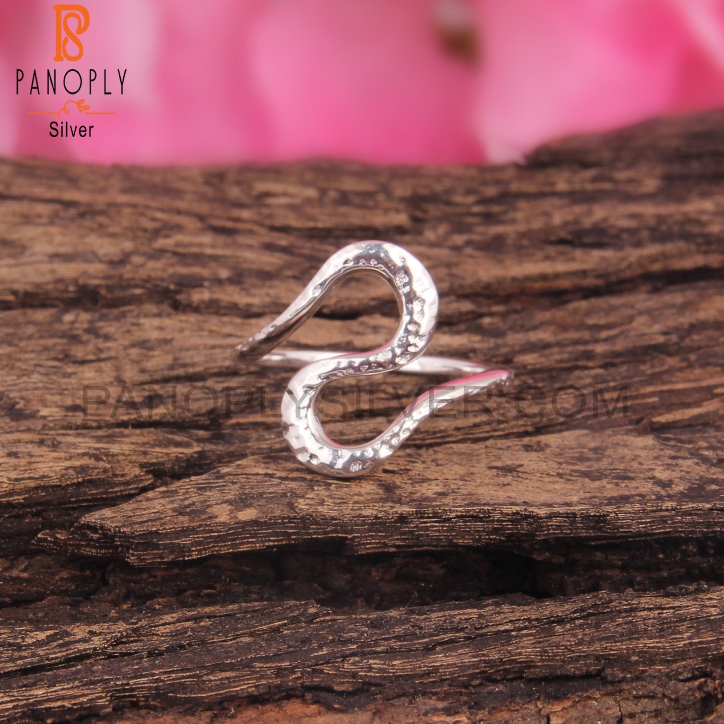 Handmade 925 Sterling Silver Abstract Design Quirky Ring