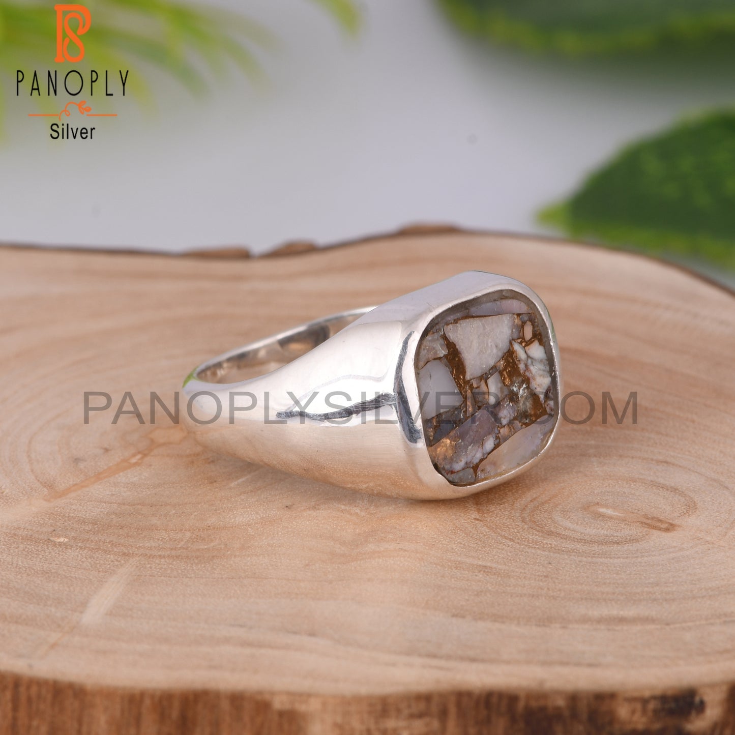 Mojave Copper Ethiopian Opal Cushion 925 Sterling Silver Ring