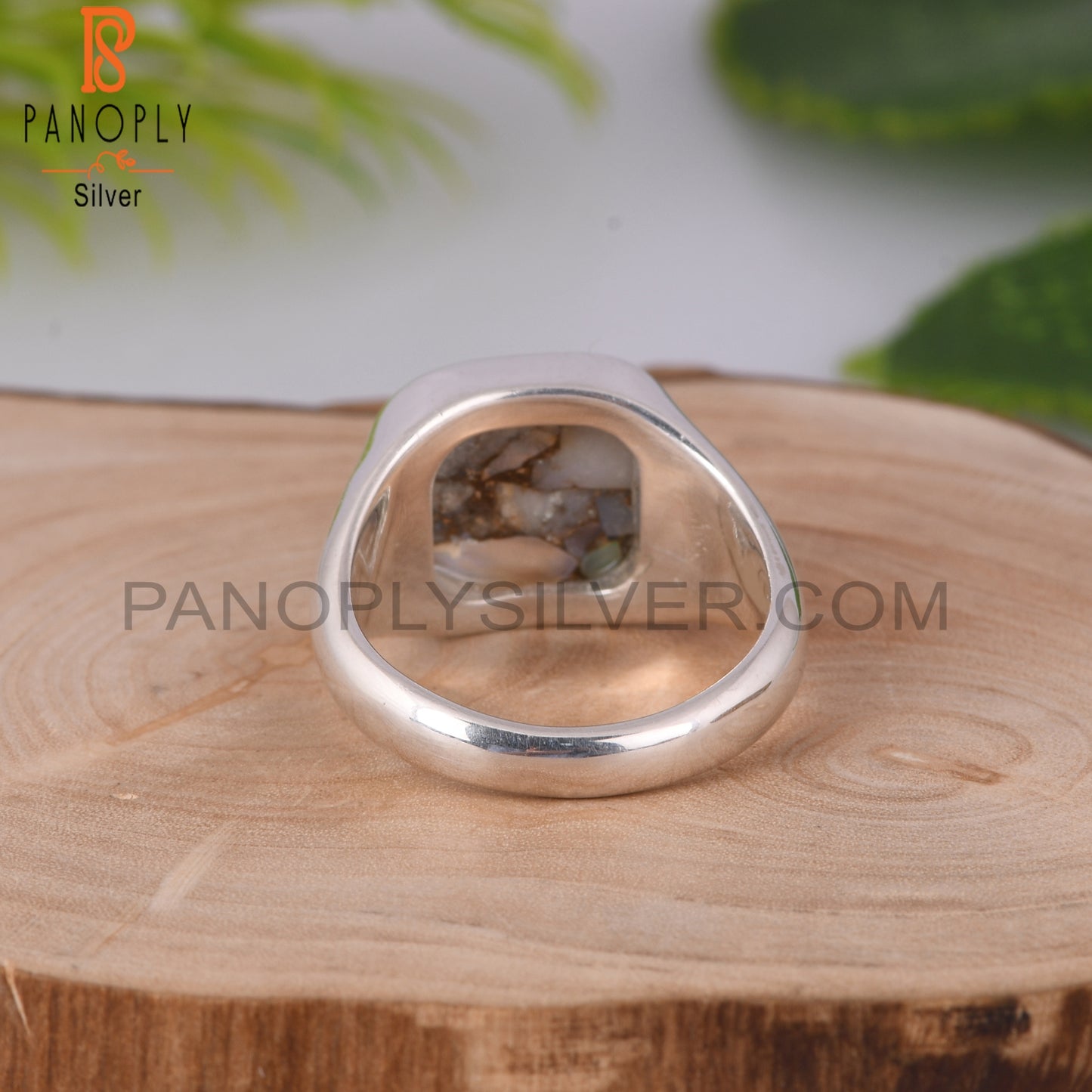 Mojave Copper Ethiopian Opal Cushion 925 Sterling Silver Ring