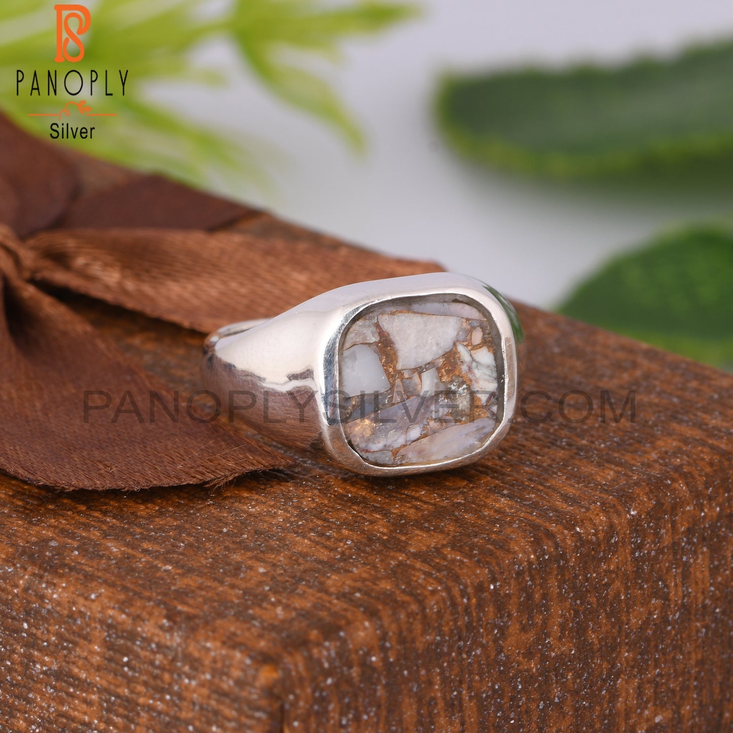 Mojave Copper Ethiopian Opal Cushion 925 Sterling Silver Ring