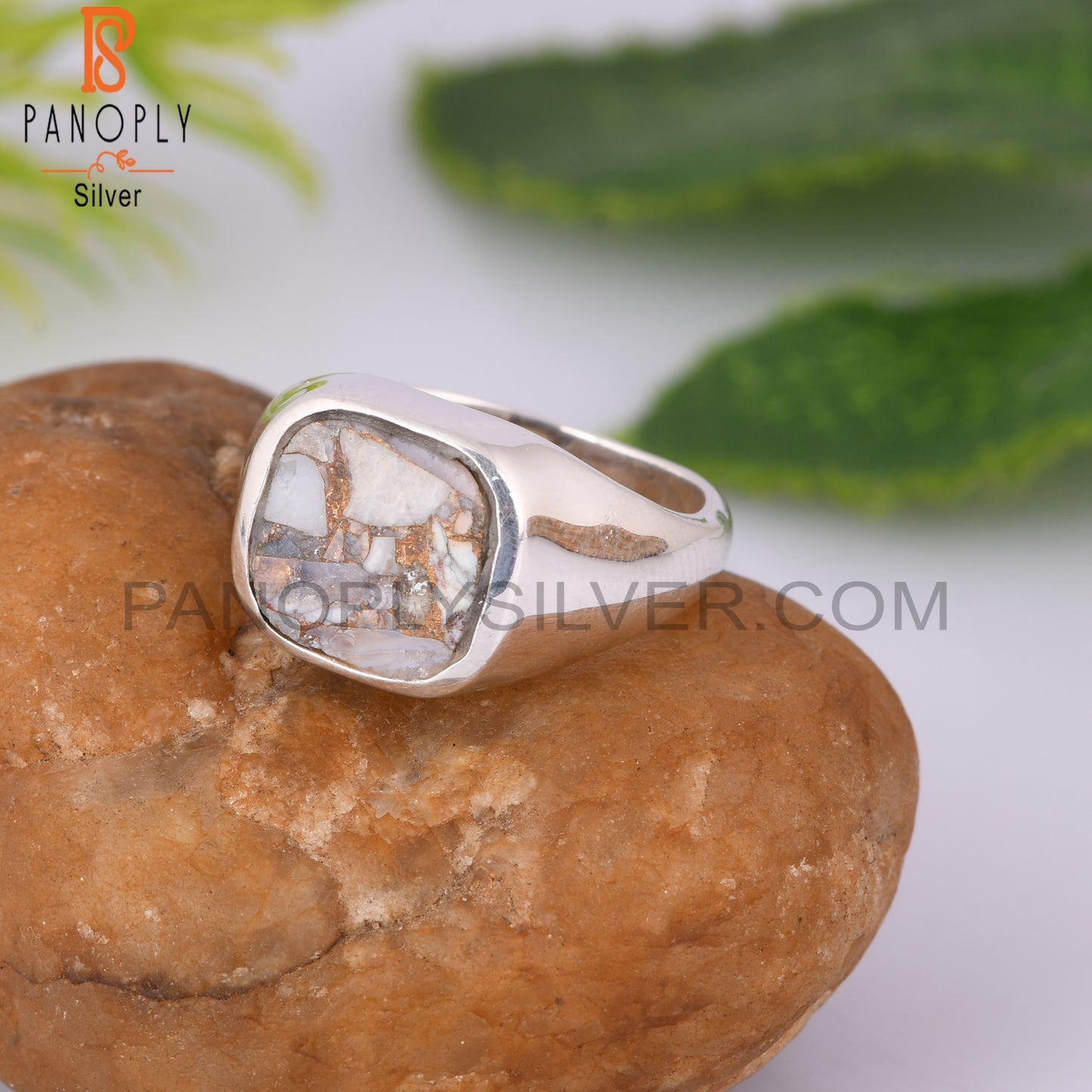 Mojave Copper Ethiopian Opal Cushion 925 Sterling Silver Ring