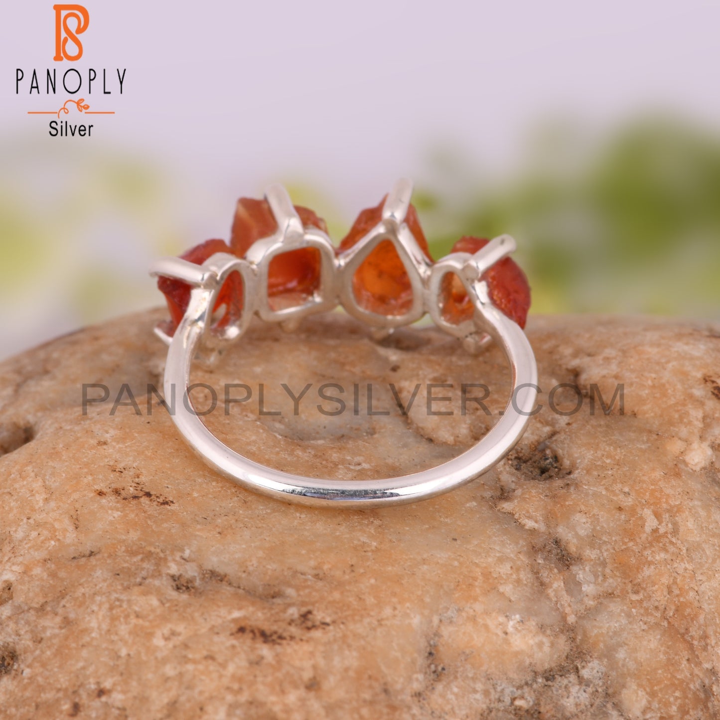 Cute Carnelian 925 Sterling Silver Ring