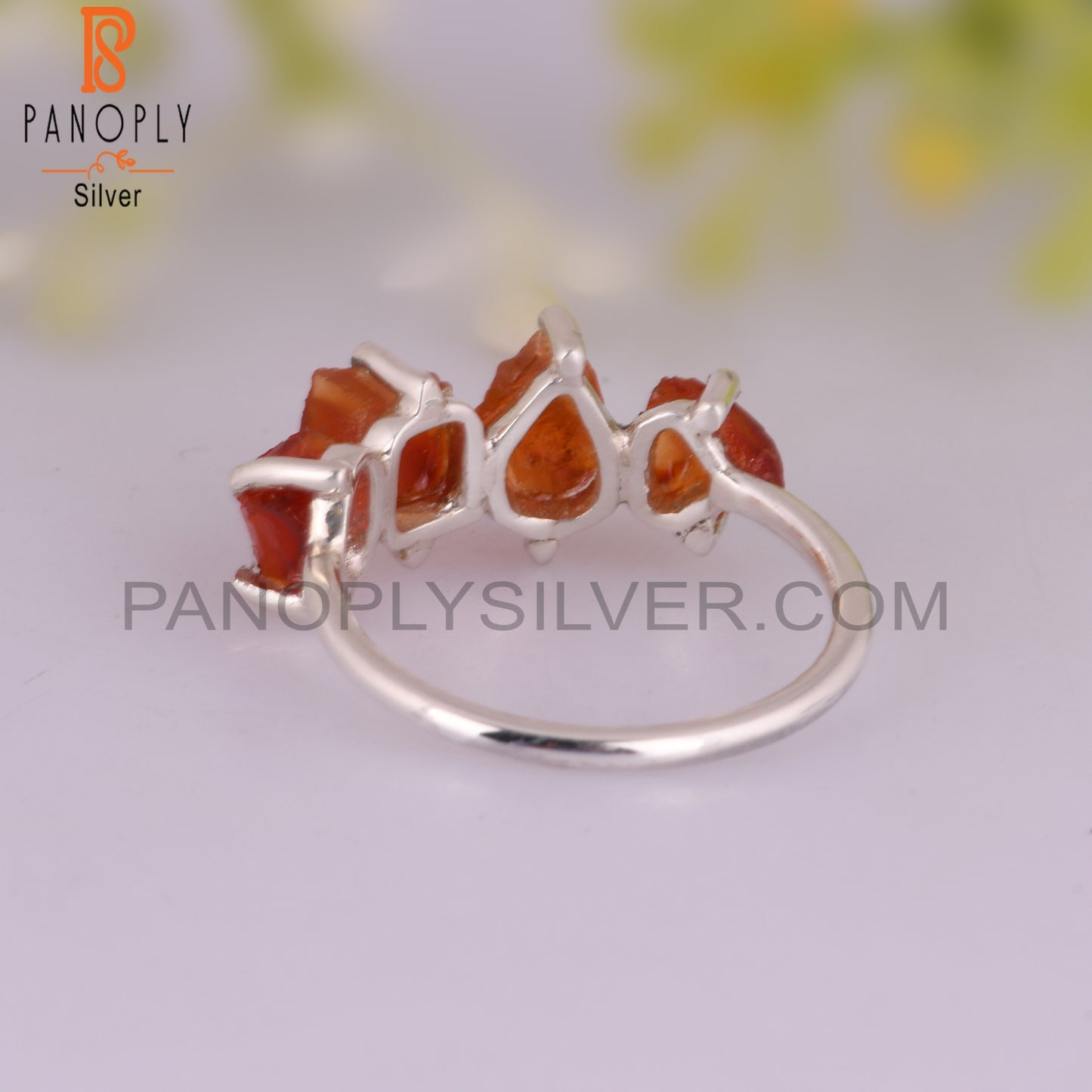 Cute Carnelian 925 Sterling Silver Ring