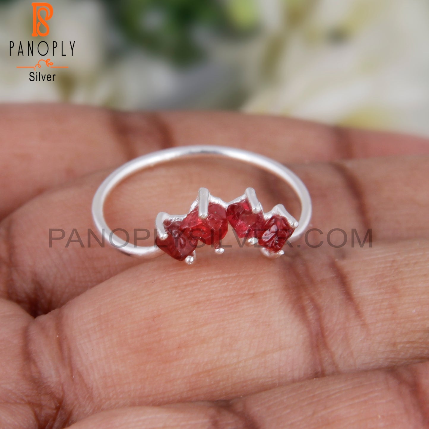 Spinel Ruby 925 Sterling Silver Ring
