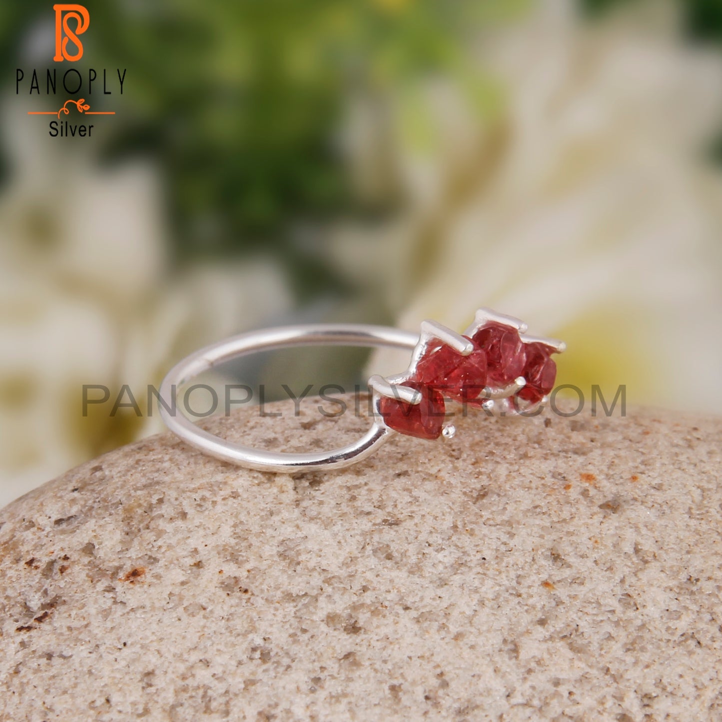 Spinel Ruby 925 Sterling Silver Ring