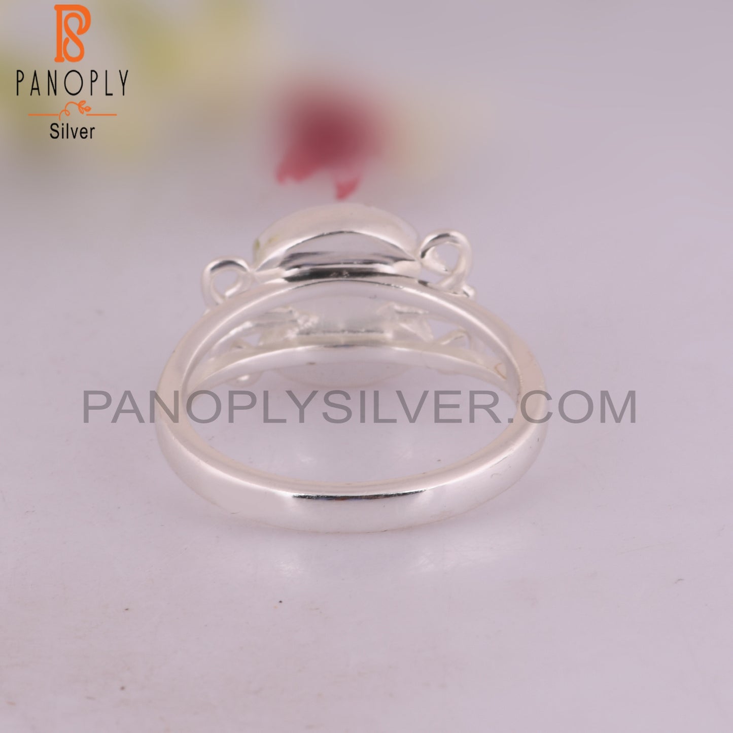 Ethiopian Opal 925 Sterling Silver Hand hammered Ring