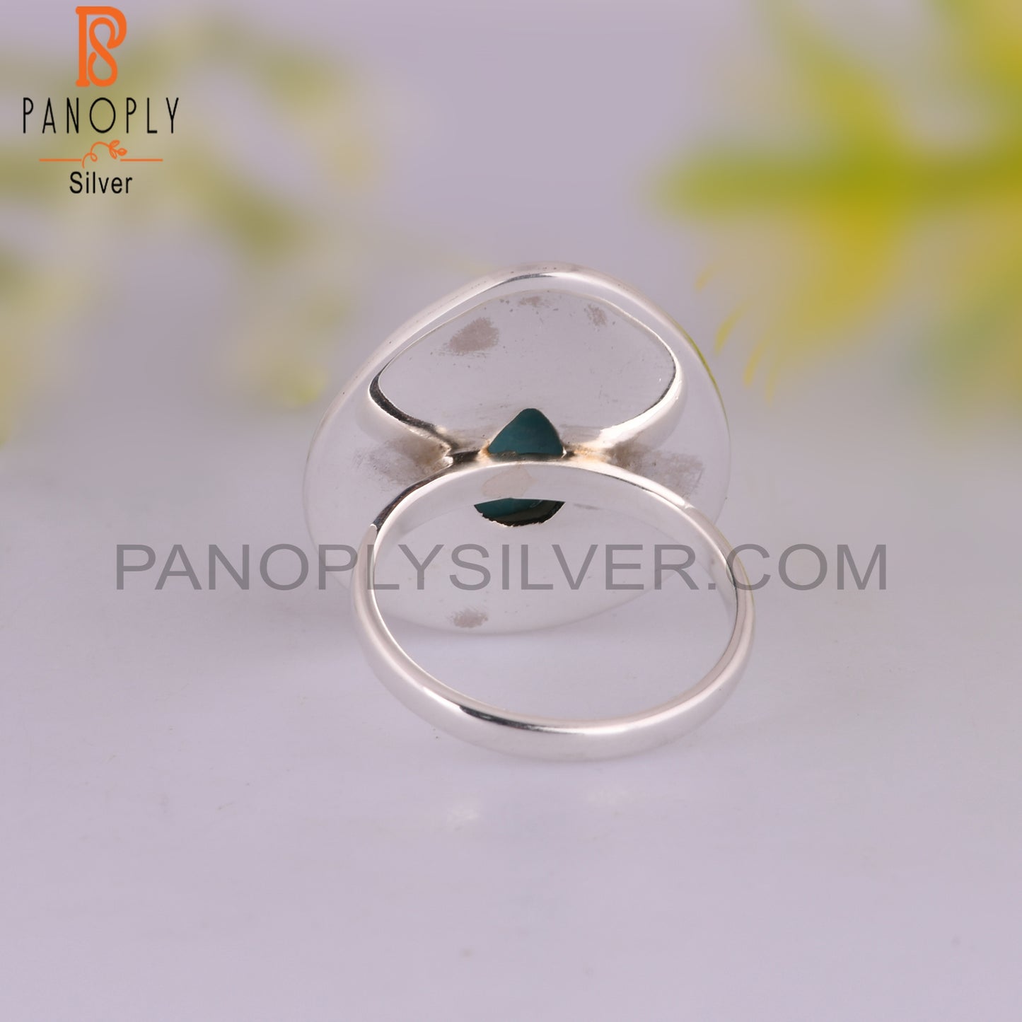 Arizona Turquoise Pear Shape 925 Sterling Silver Ring Jewelry