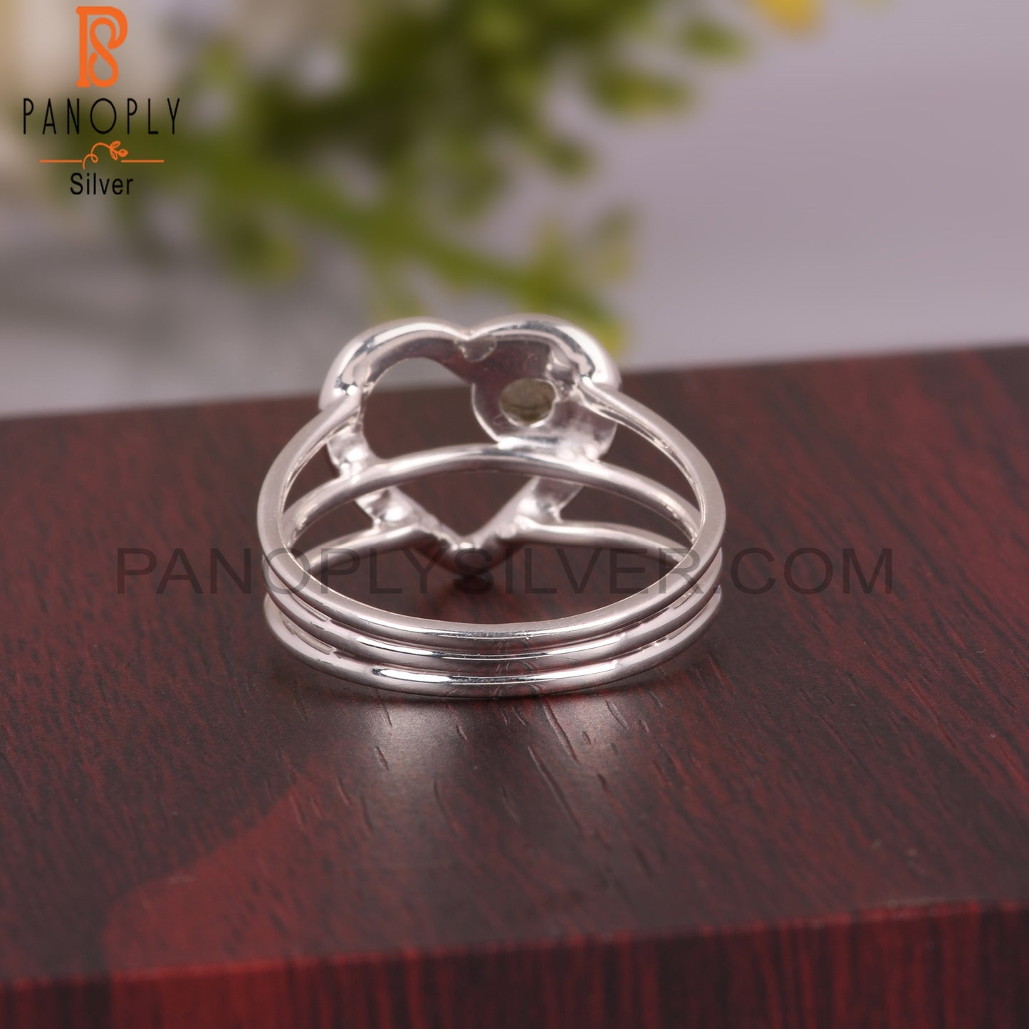 Labradorite Round Shape 925 Sterling Silver Gemstone Ring