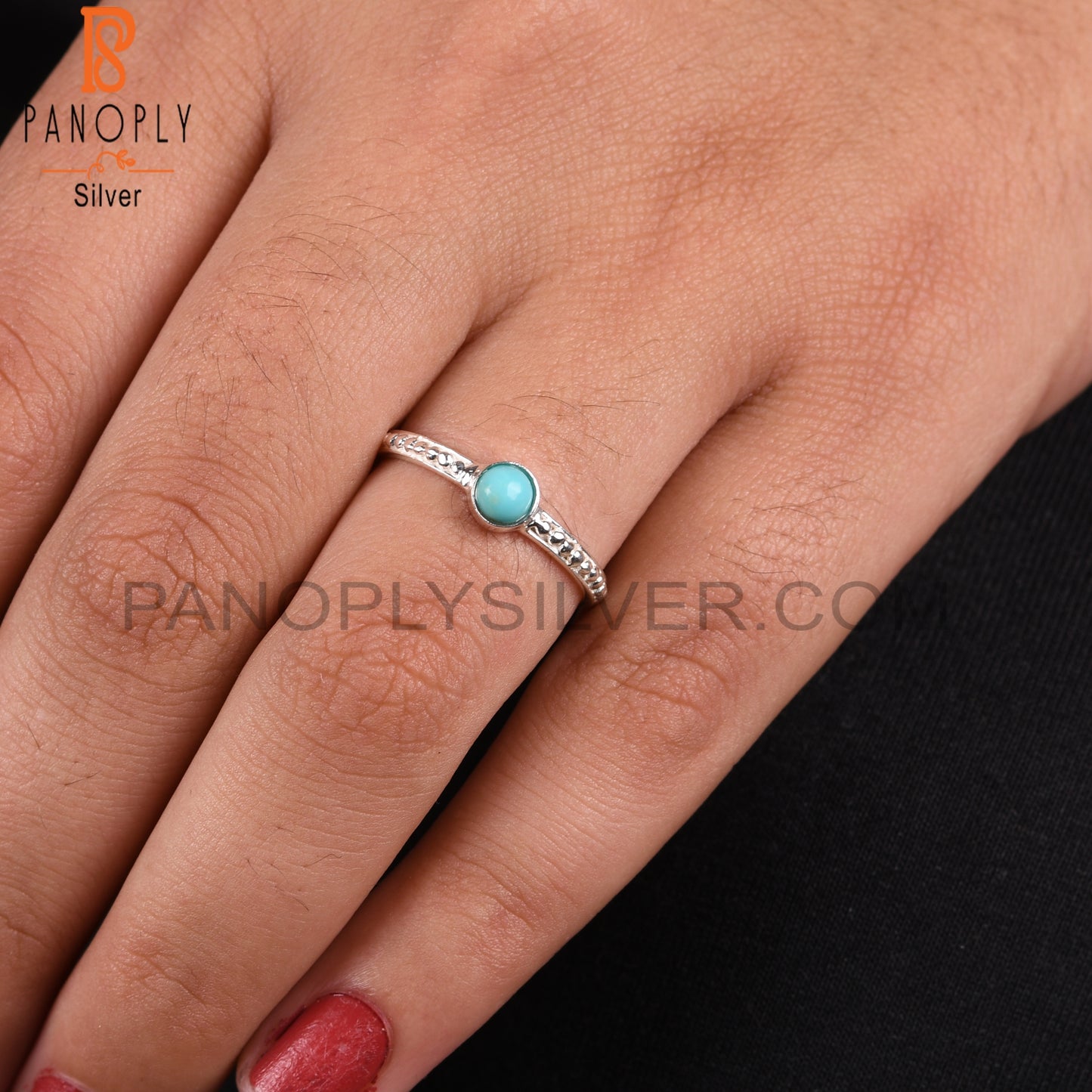 Arizona Turquoise 925 Sterling Silver Ring For Him