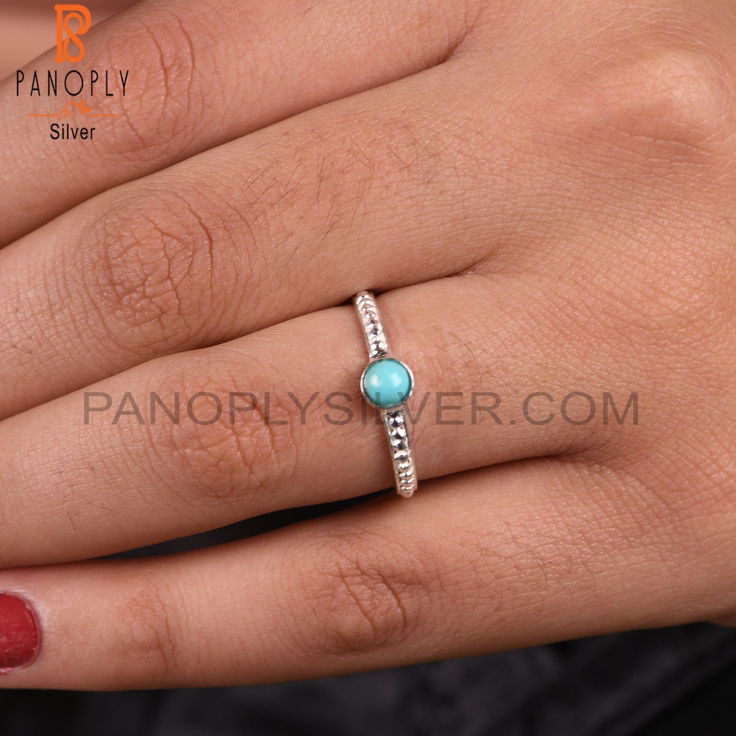 Arizona Turquoise 925 Sterling Silver Ring For Him